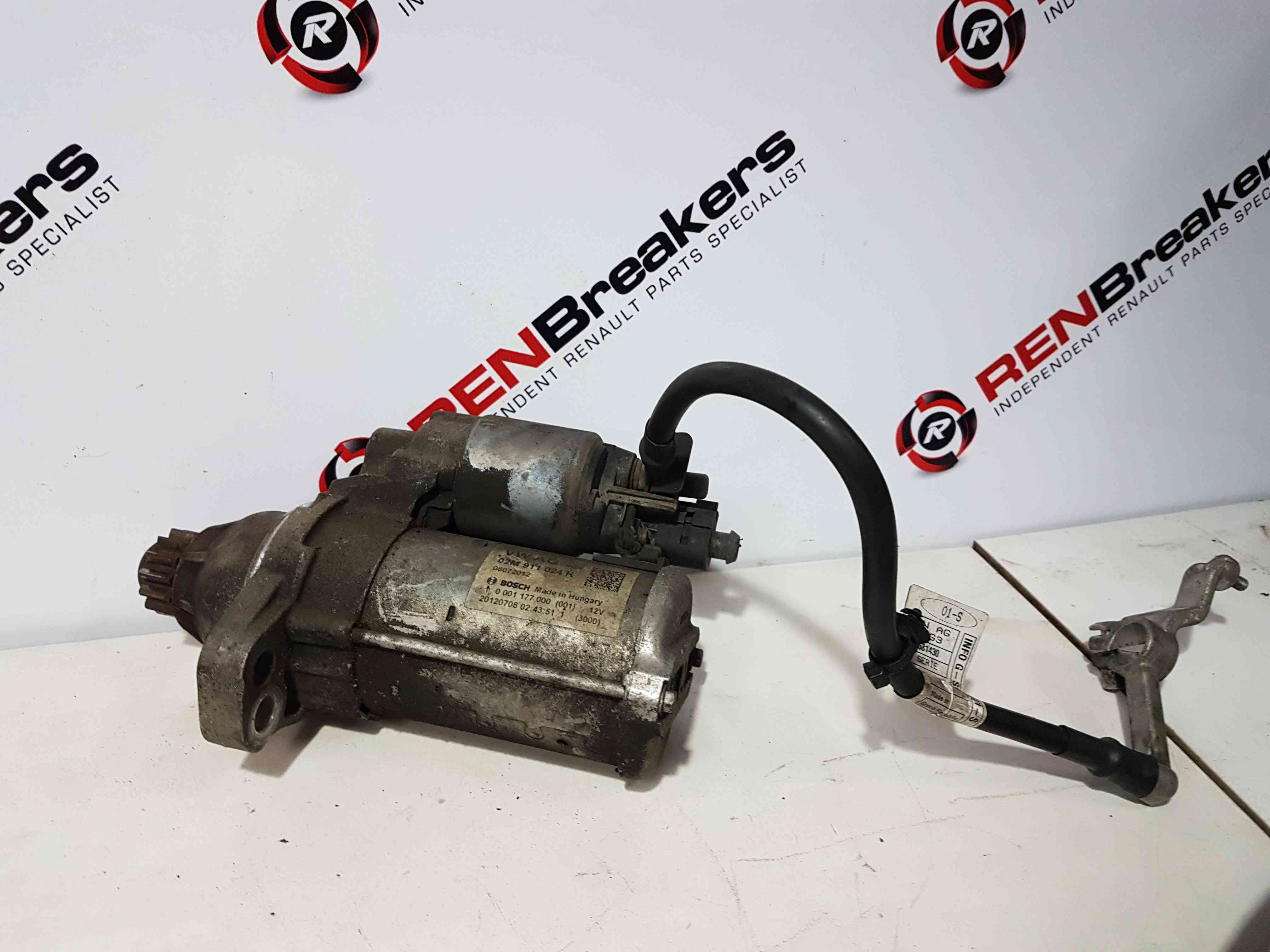 Volkswagen Up 2011-2017 1.0 12V Starter Motor Starting 02M911024r