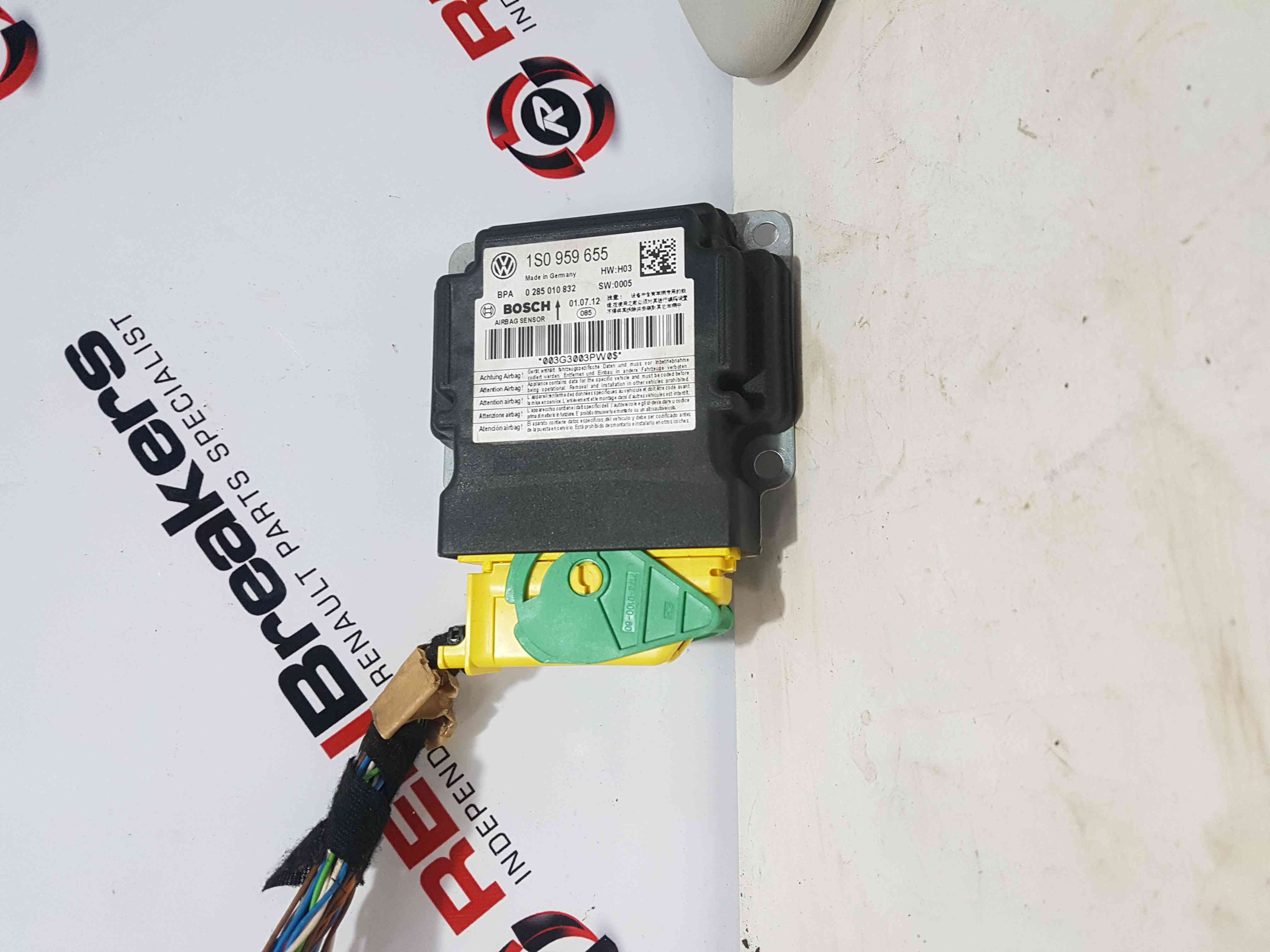 Volkswagen Up 2011-2017 Airbag Module 1S0959655 1S0959655B