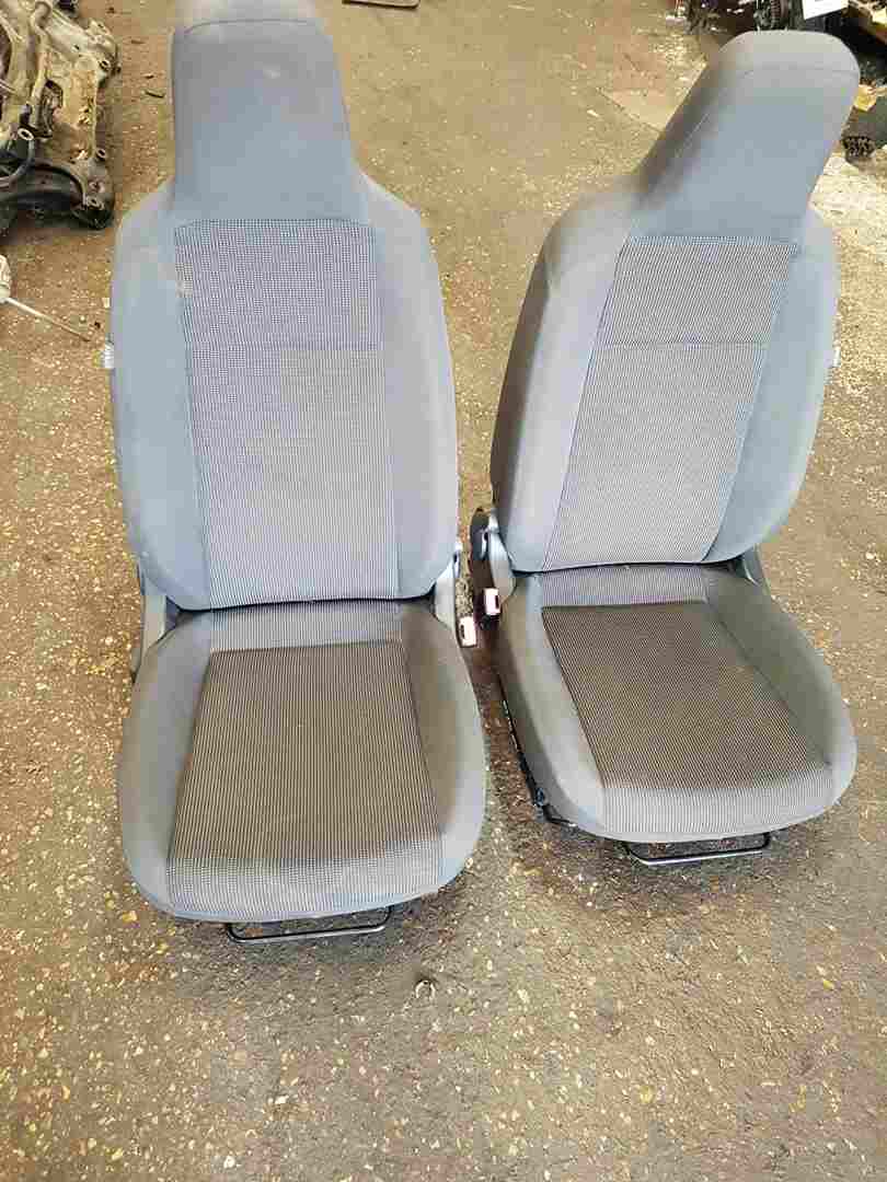 Volkswagen Up 2011-2017 Black Cloth Front Seats Seat 5 Door Driver Passenger
