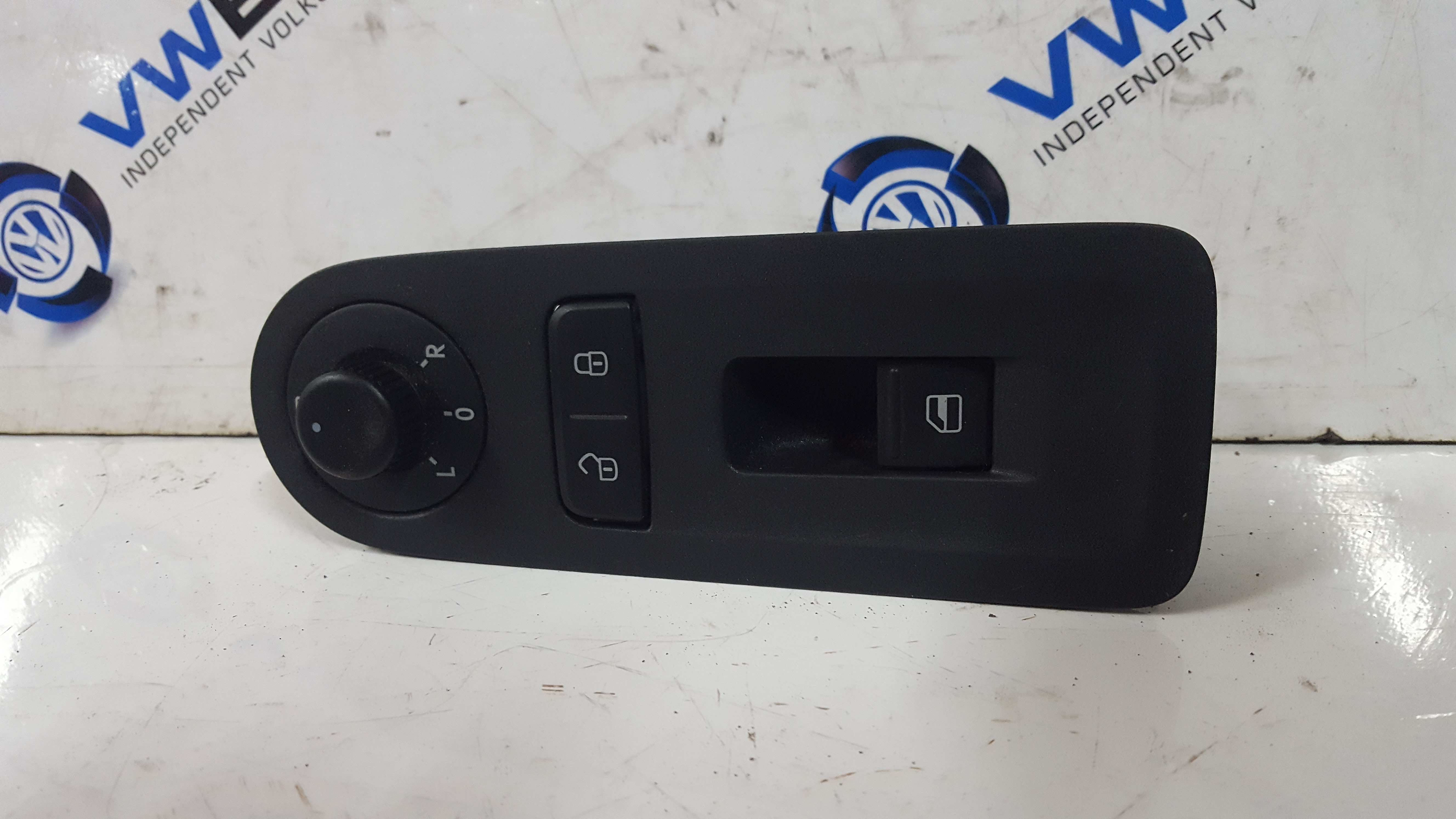 Volkswagen Up 2011-2017 Drivers OSF Front Window Heated Mirror Lock Switch Panel