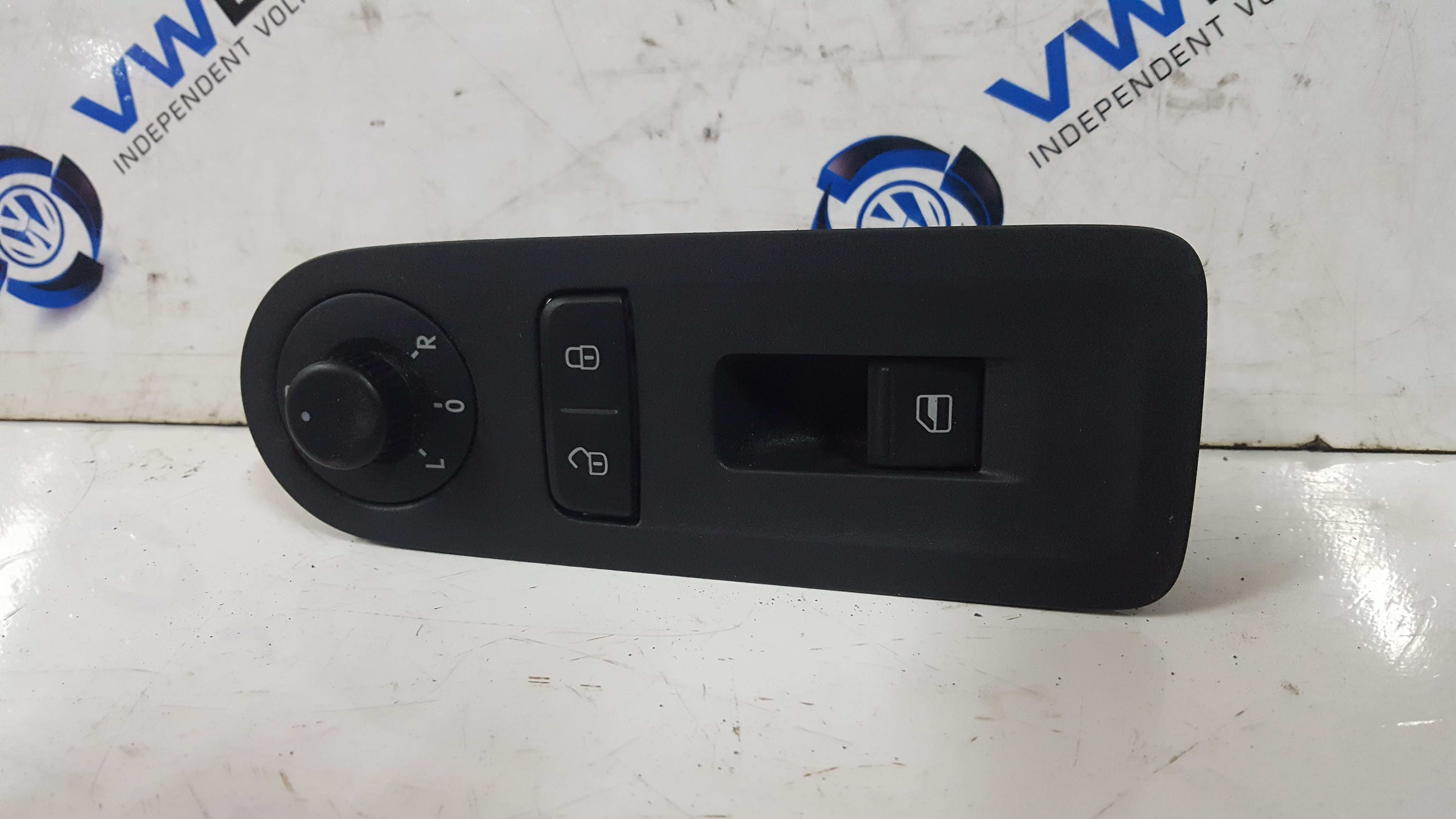 Volkswagen Up 2011-2017 Drivers OSF Front Window Heated Mirror Lock Switch Panel