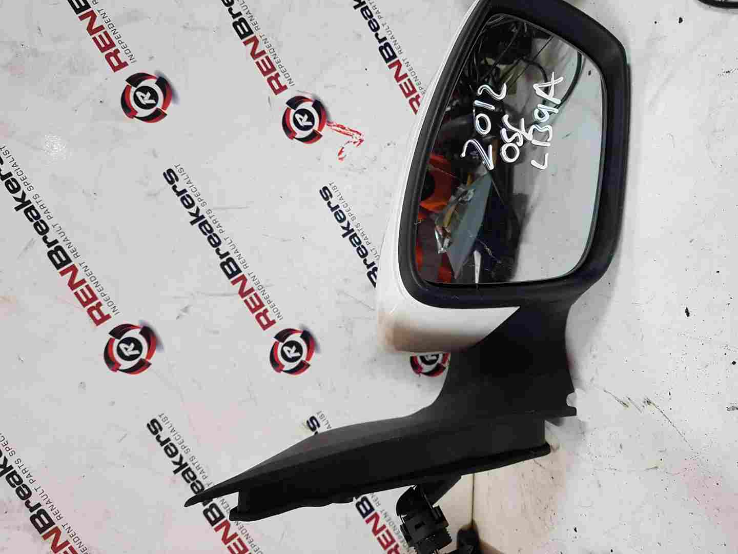 Volkswagen Up 2011-2017 Drivers OSF Front Wing Mirror White Lb9a Manual