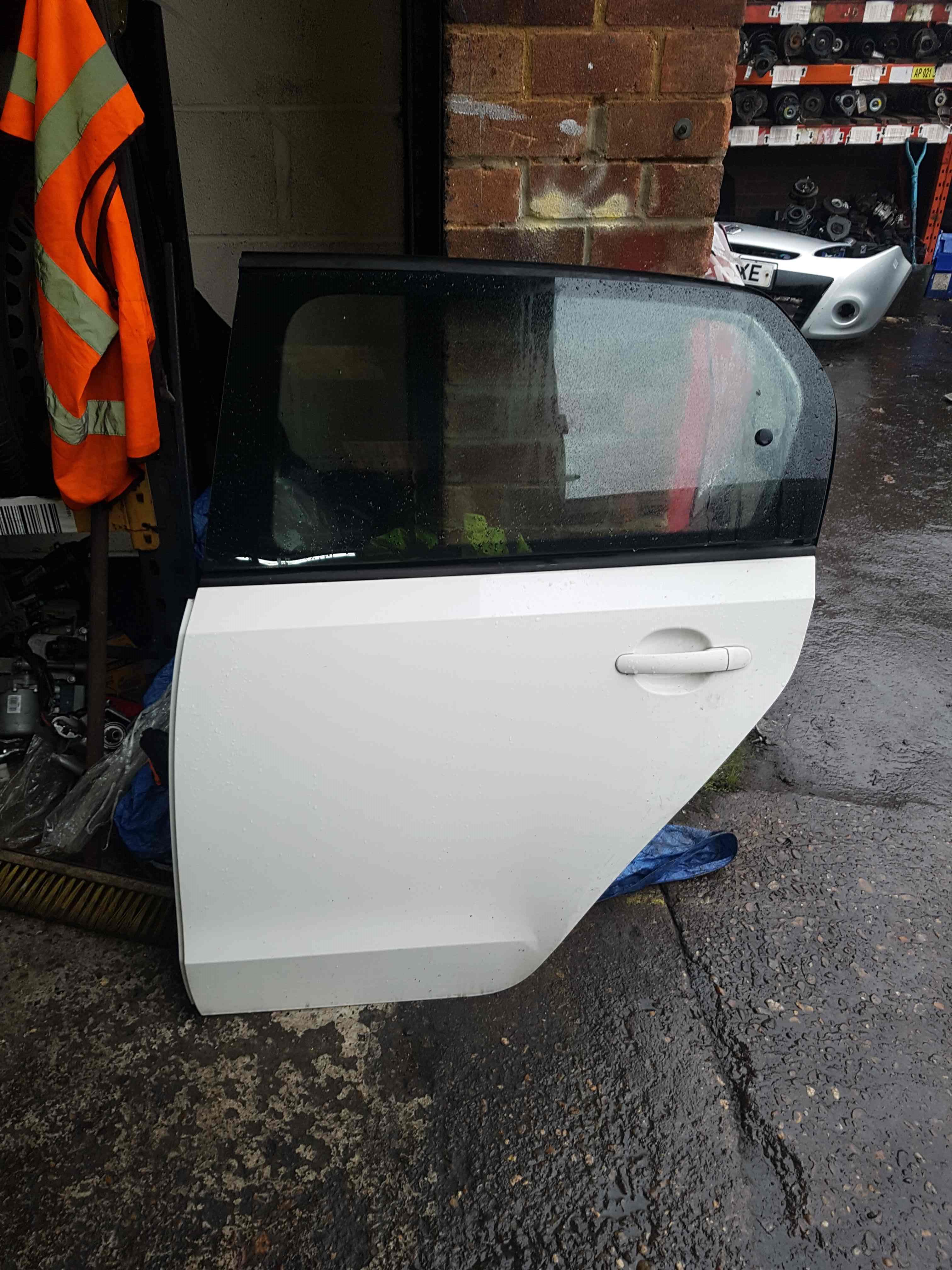 Volkswagen Up 2011-2017 Passenger NSR Rear Door White Lb9a
