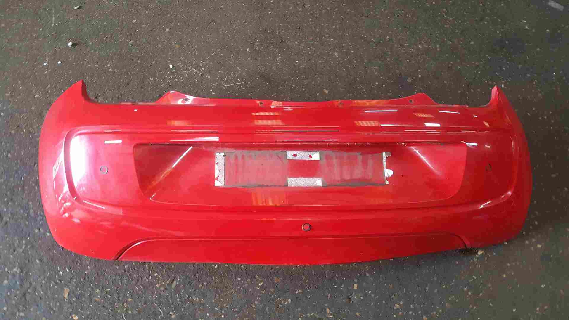 Volkswagen Up 2011-2017 Rear Bumper Ly3d Red + Reverse Sensors