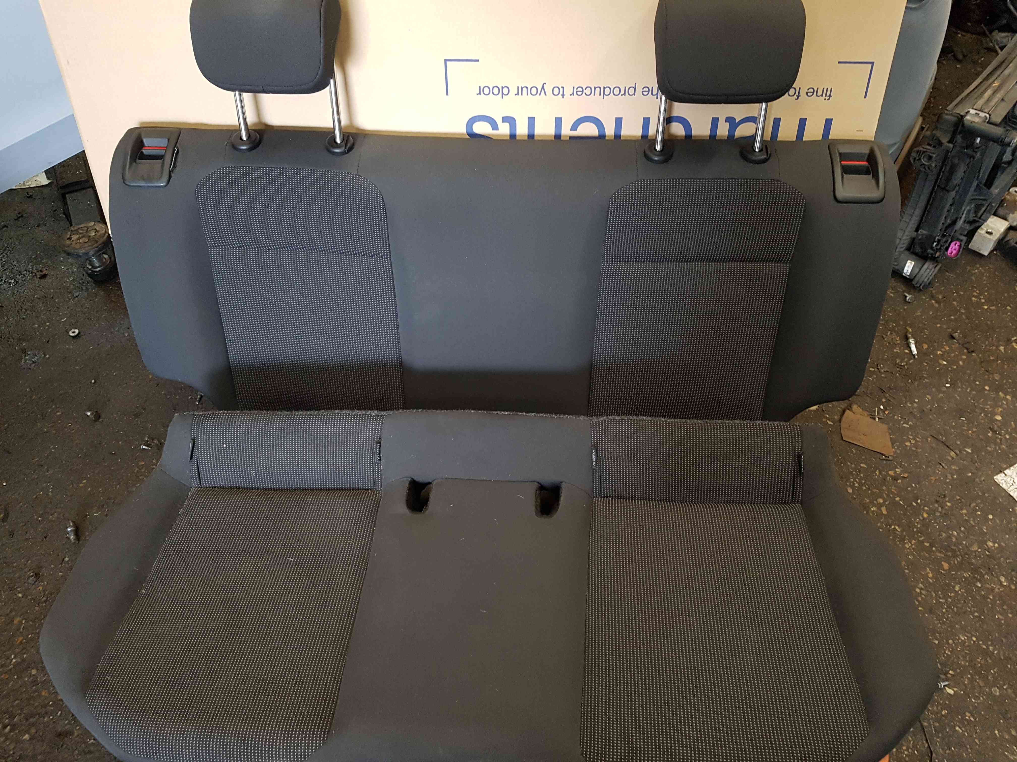 Volkswagen Up 2011-2017 Rear Passenger Cloth Fabric Seats 5 door
