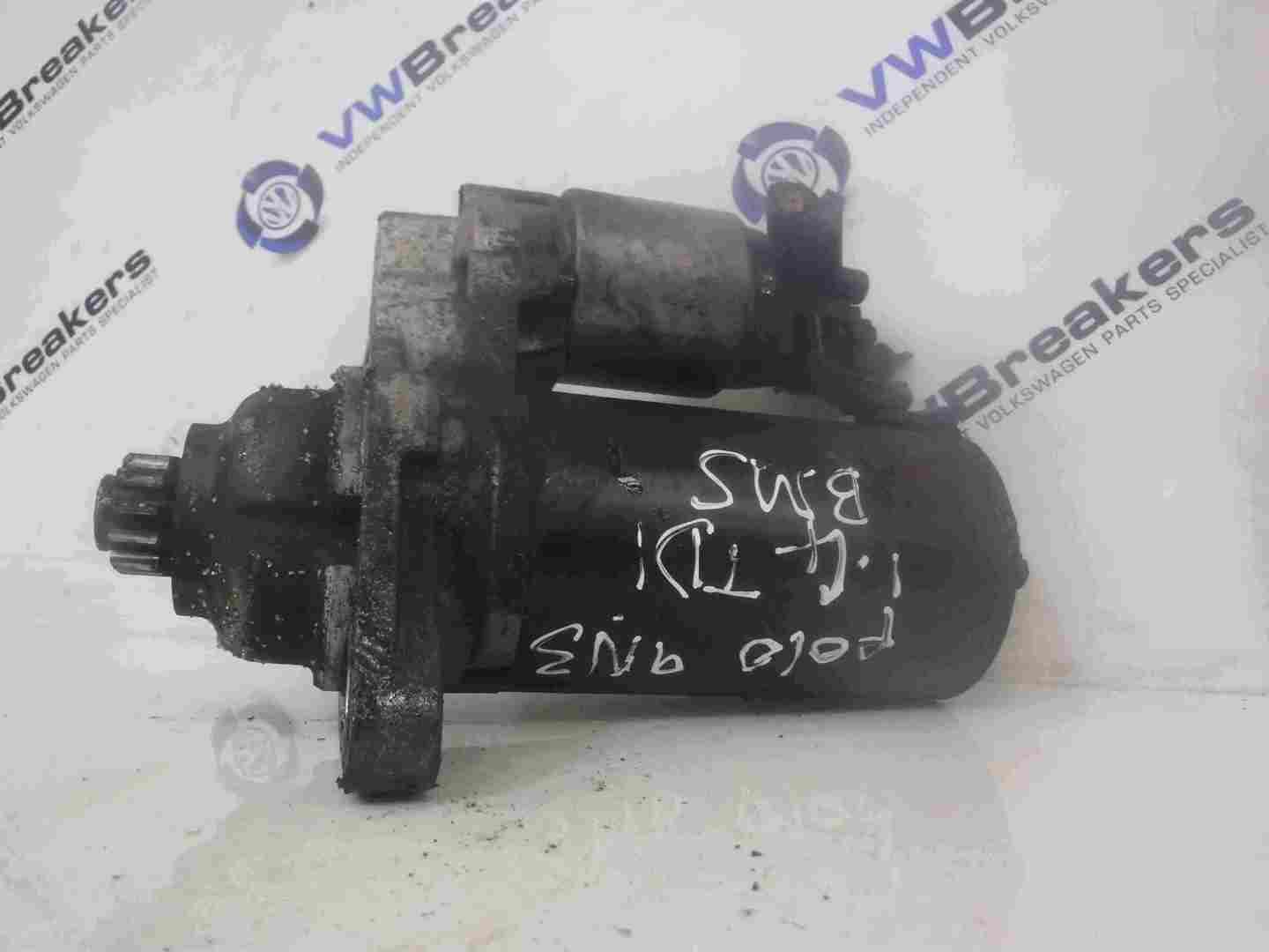 Volkswagwn Polo 9N3 2006-2008 1.4 TDi Starter Motor Starting BMS