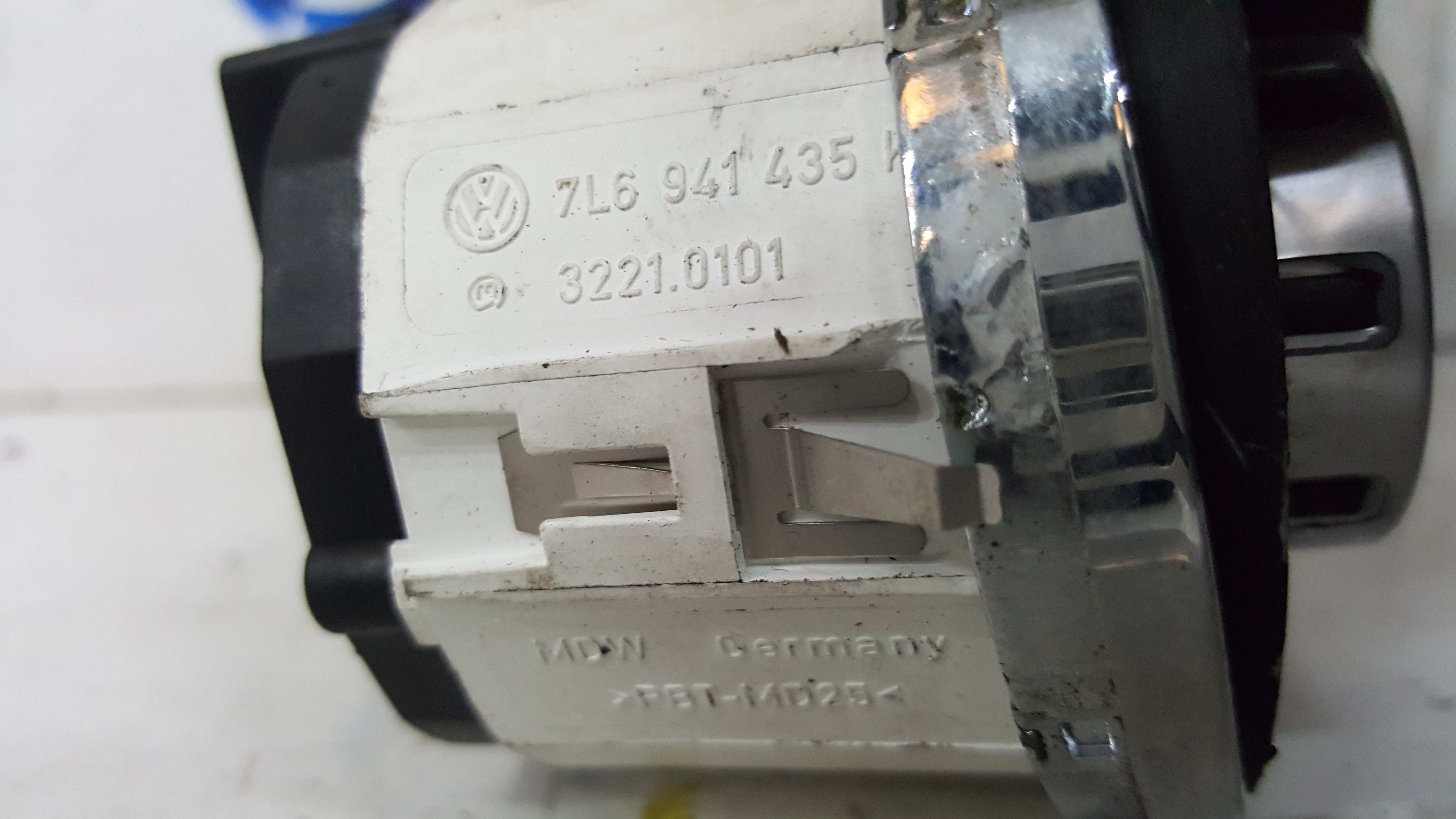 Vw Touareg 2002-2007 7L Gearbox Transmission Diff Control Switch Knob 7l6941435k