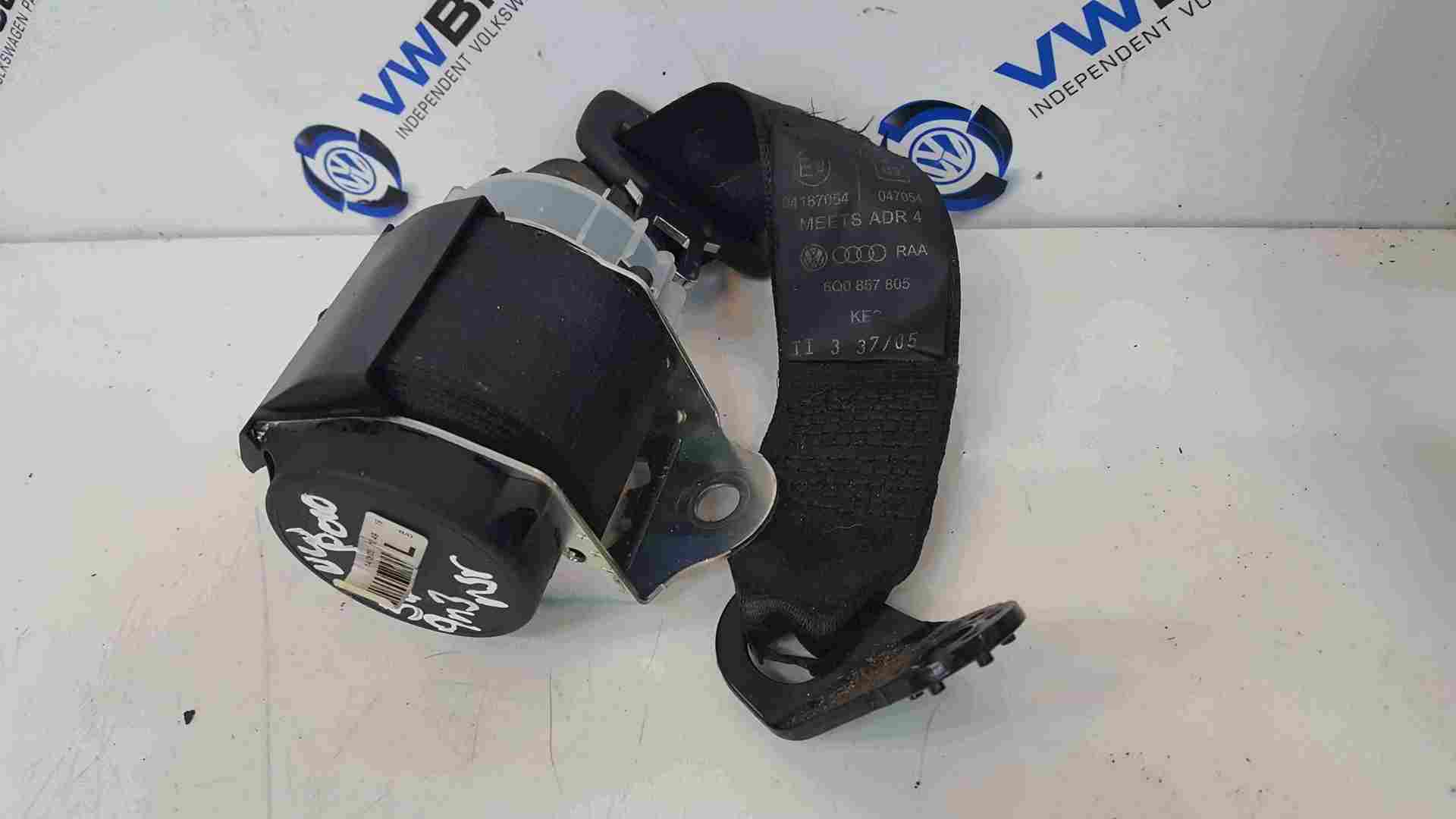 Volkskwagen Polo 9N3 2006-2008 Passenger NSR Rear Seat Belt 5dr