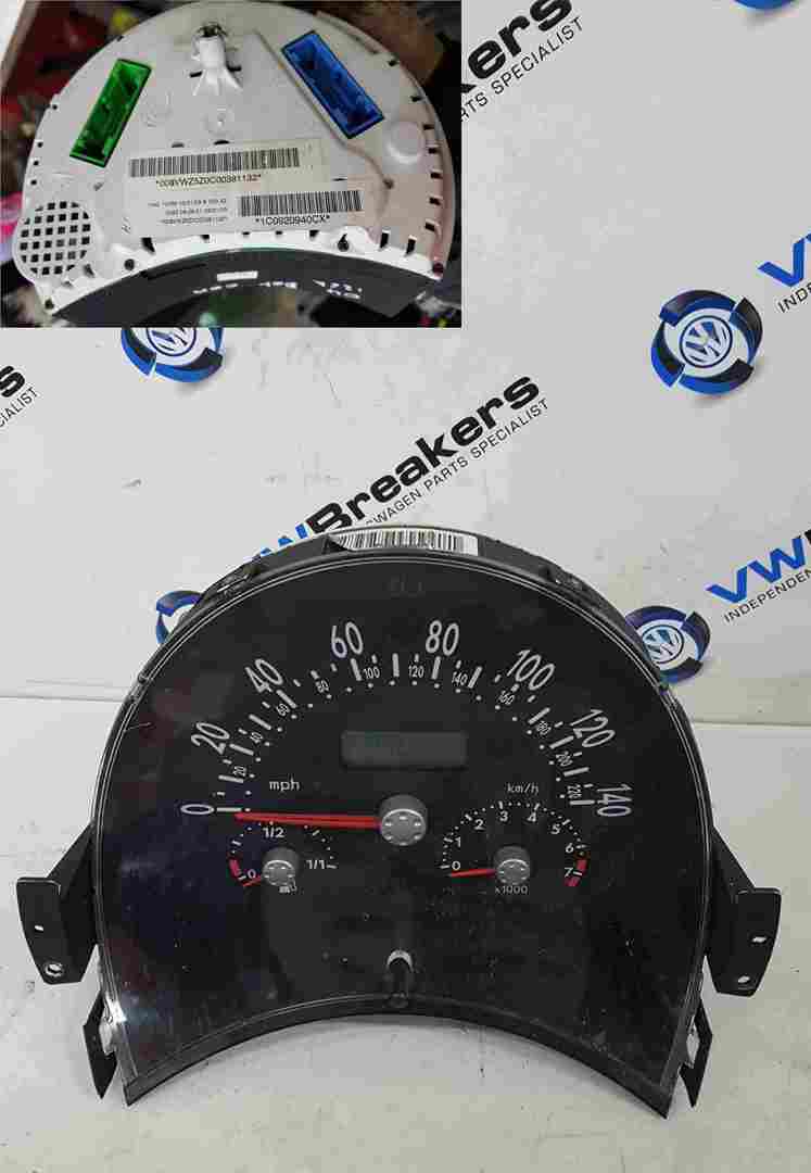 Volkswagen Beetle Convertible 2002-2006 Instrument Panel Dials Clocks 198K