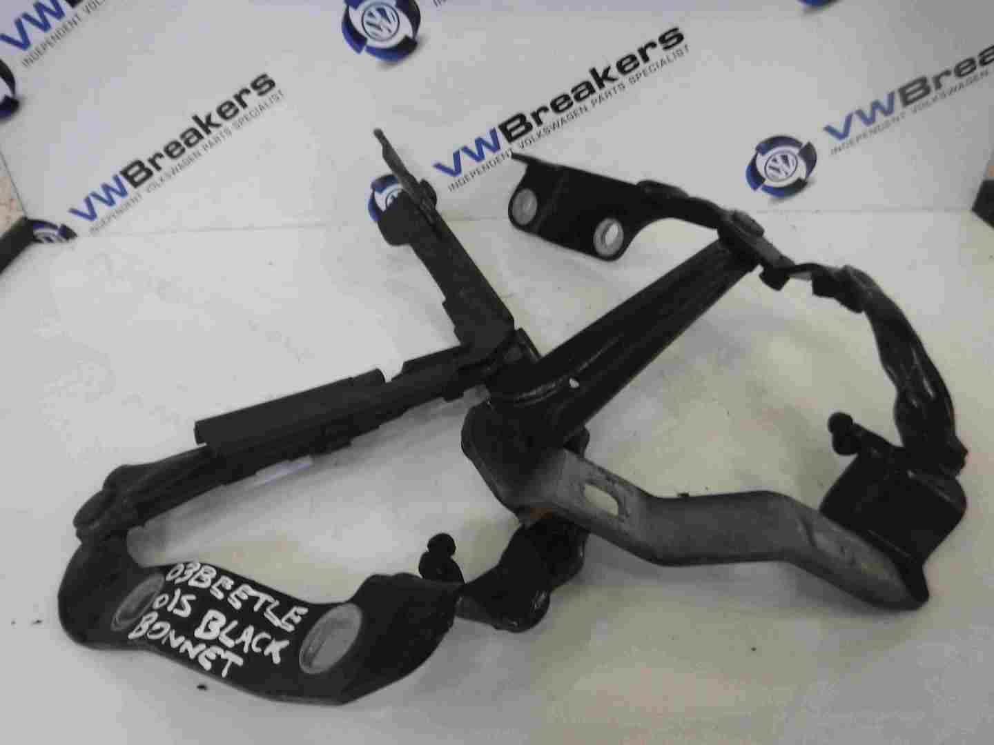 Volkswagen Beetle 1998-2006 Front Bonnet Hinges Pair Black
