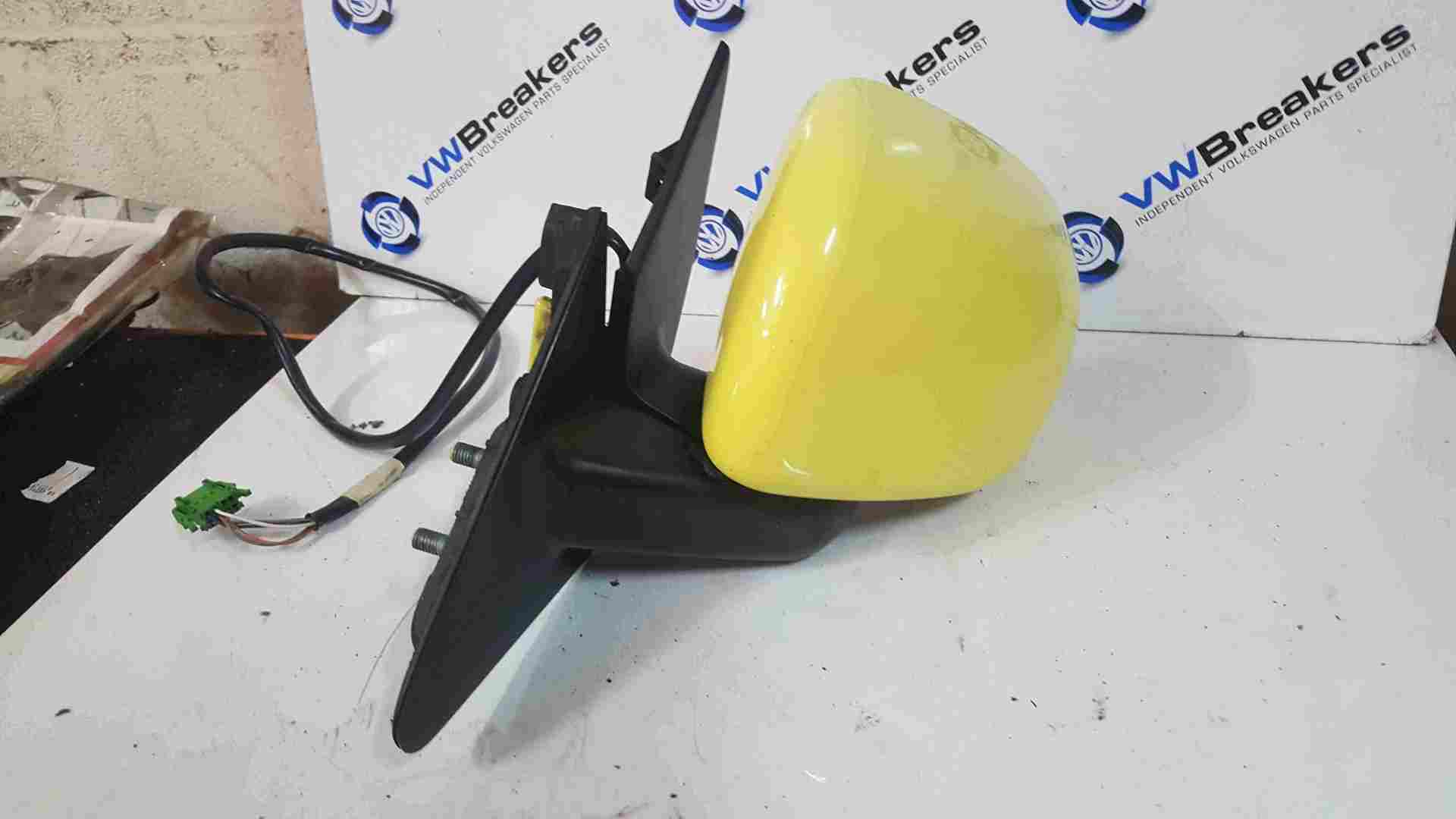 Volkswagen Beetle 1998-2006 Passenger NS Wing Mirror Yellow LD1B