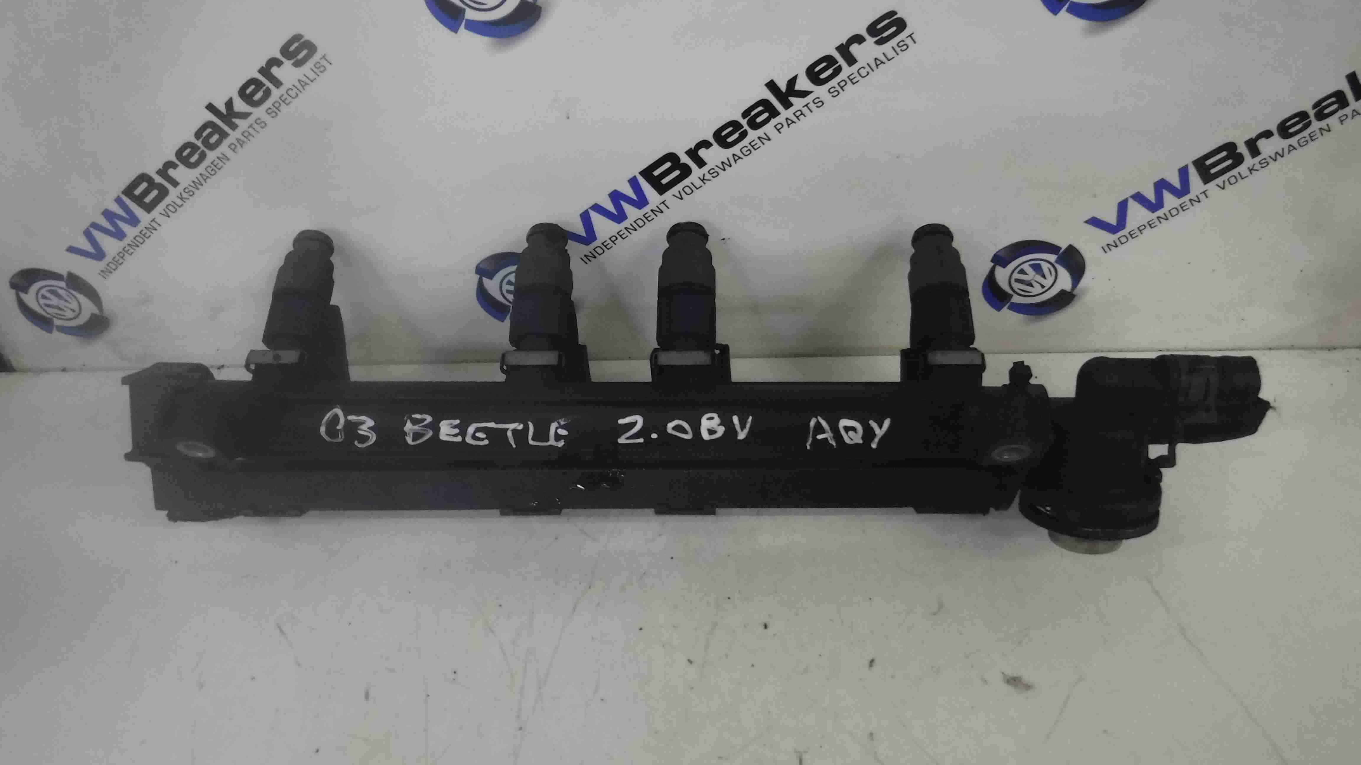 Volkswagen Beetle 2002-2006 MK4 Golf 2.0 8v Fuel Injectors X4  Rail 0280155791