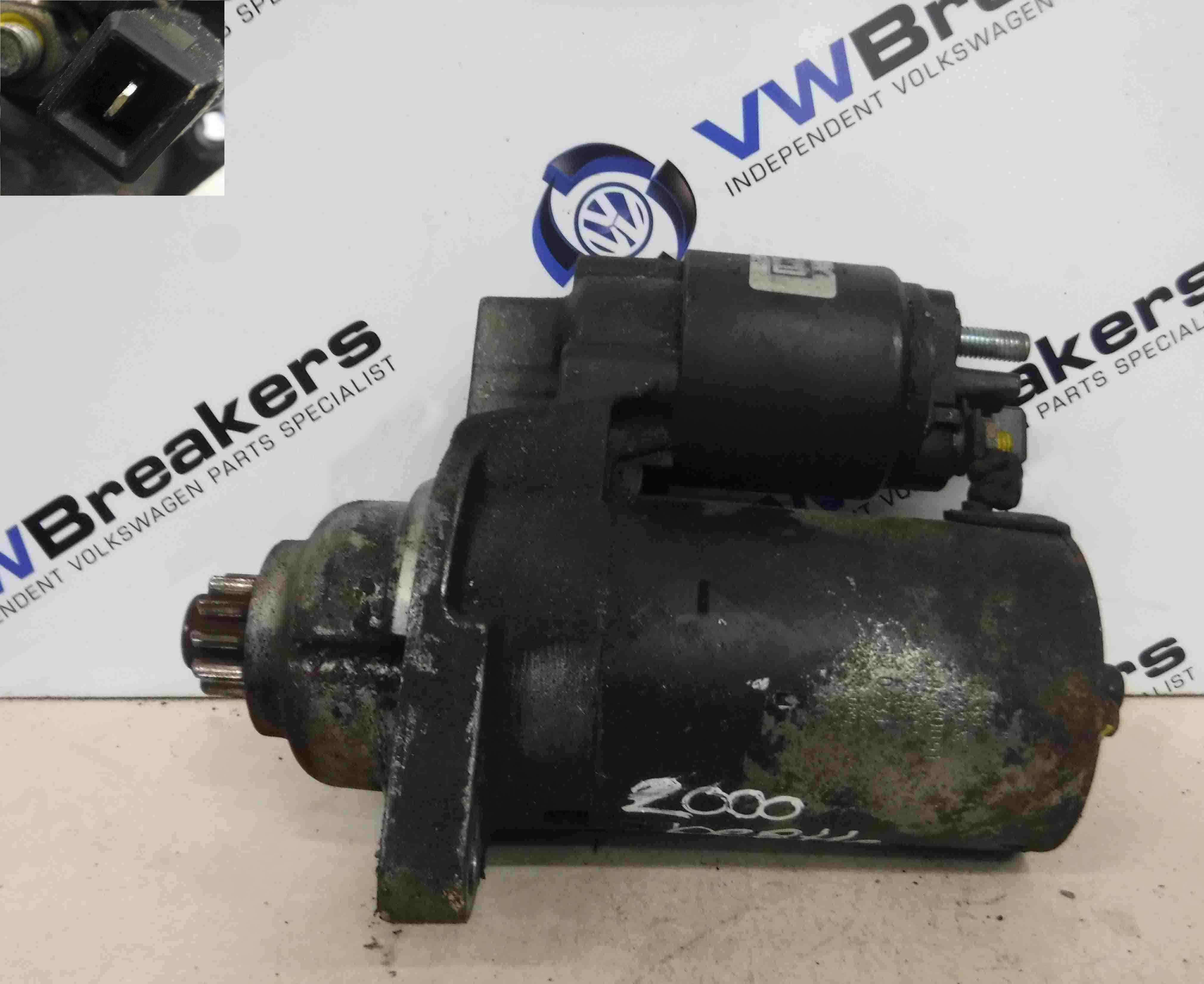 Volkswagen Beetle 1999-2006 2.0 8v Starter Motor Starting AQY 02A811023L