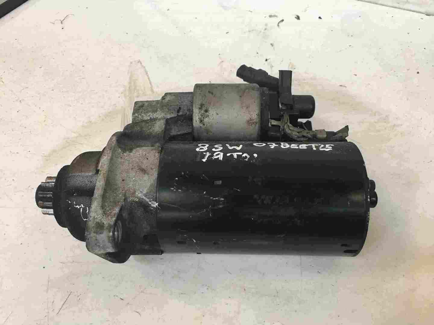 Volkswagen Beetle 2006-2011 1.9 TDi Starter Motor Starting 02A911024D