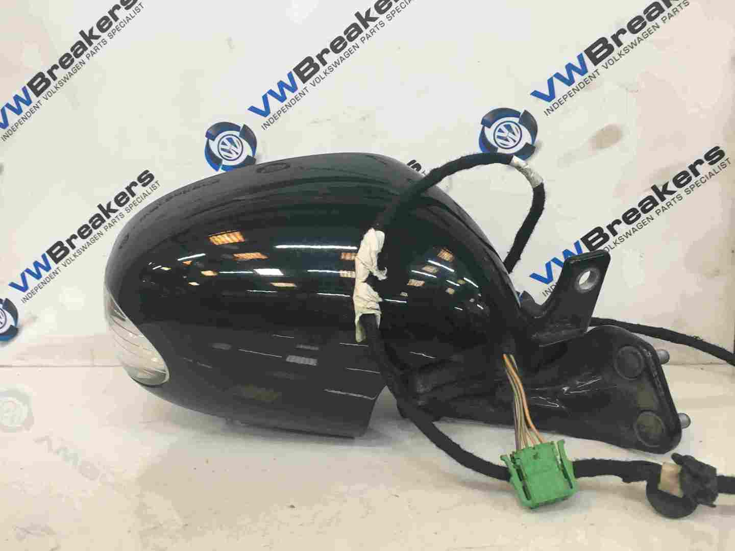 Volkswagen Beetle 2006-2011 Drivers OS Wing Mirror Black L041