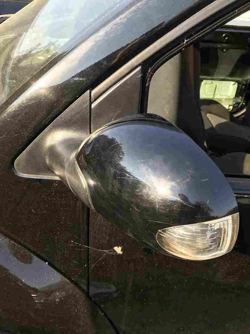 Volkswagen Beetle 2006-2011 Passenger NS Wing Mirror Black L041