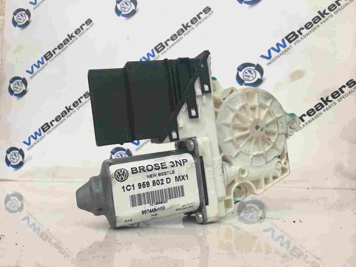 Volkswagen Beetle 2006-2011 Passenger NSF Front Window Motor 1C1959802D