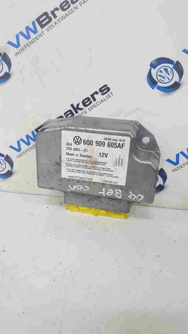 Volkswagen Beetle Convertible 1999-2006 Airbag ECU Module Computer 6Q0909605AF
