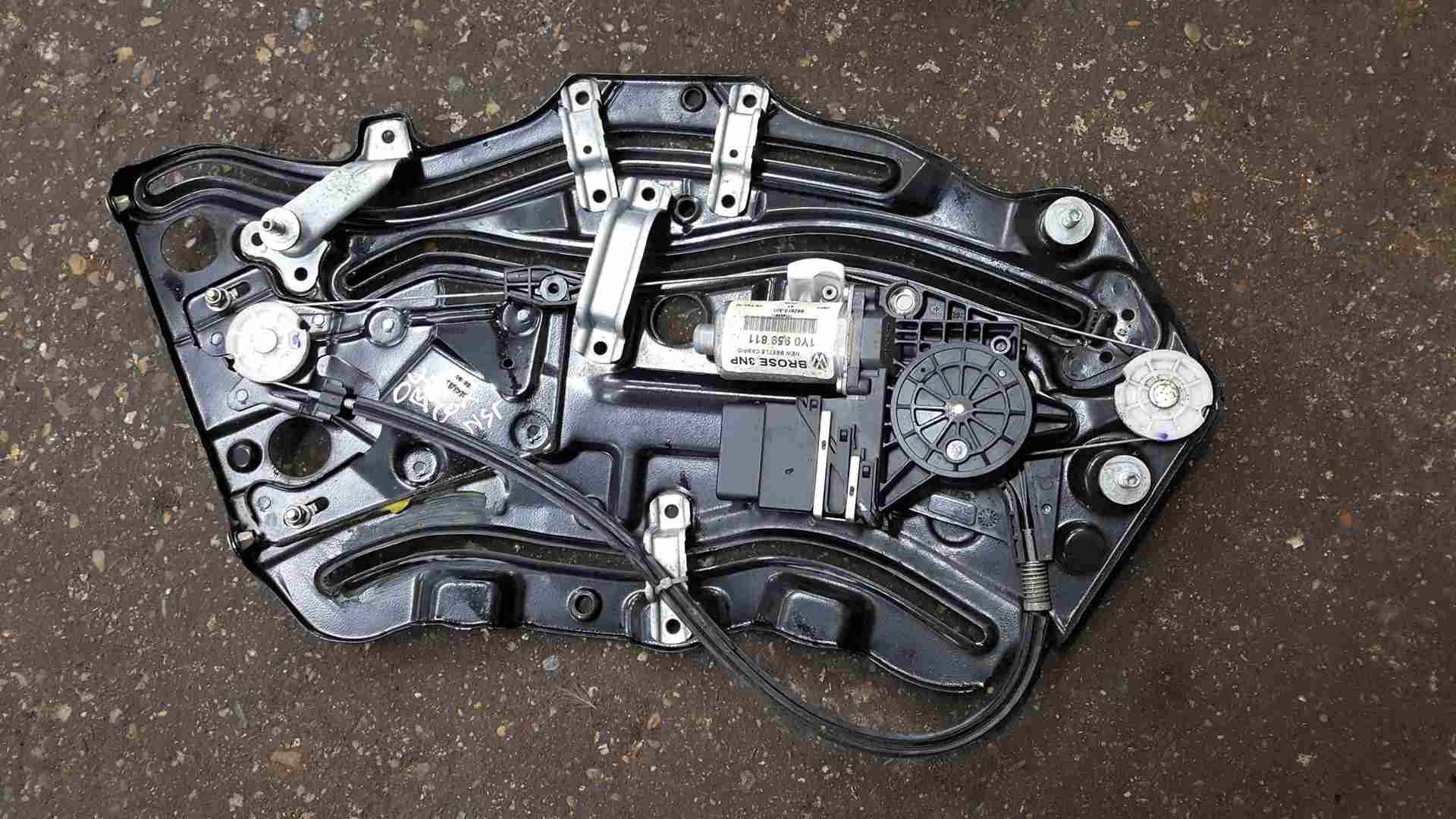 Volkswagen Beetle Convertible 2002-2006 Passenger NS Rear Window Motor Regulator