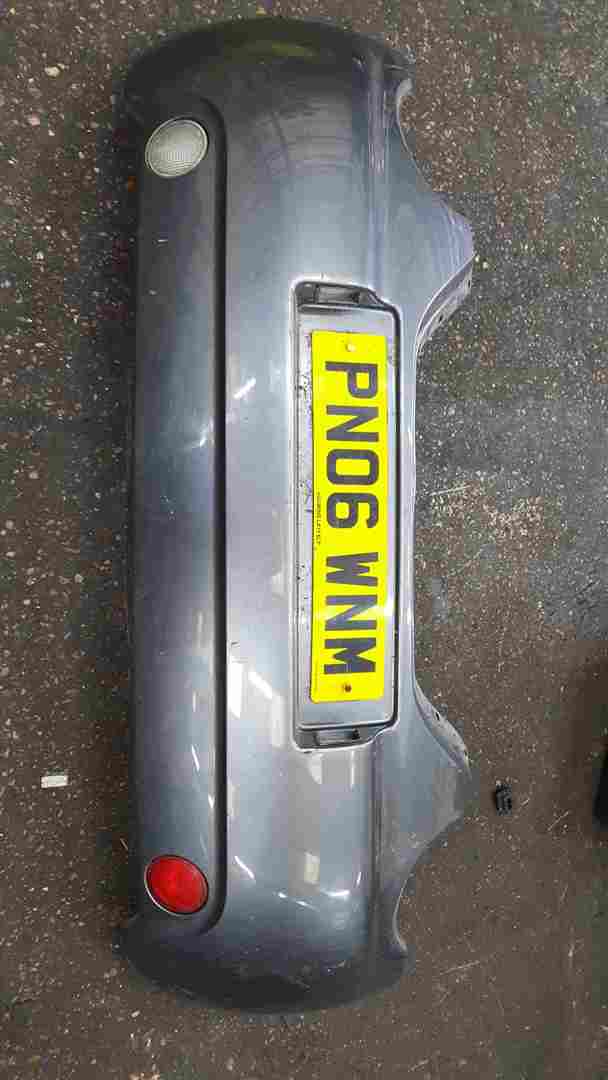 Volkswagen Beetle Convertible 1999-2006 Rear Bumper Grey LD7X