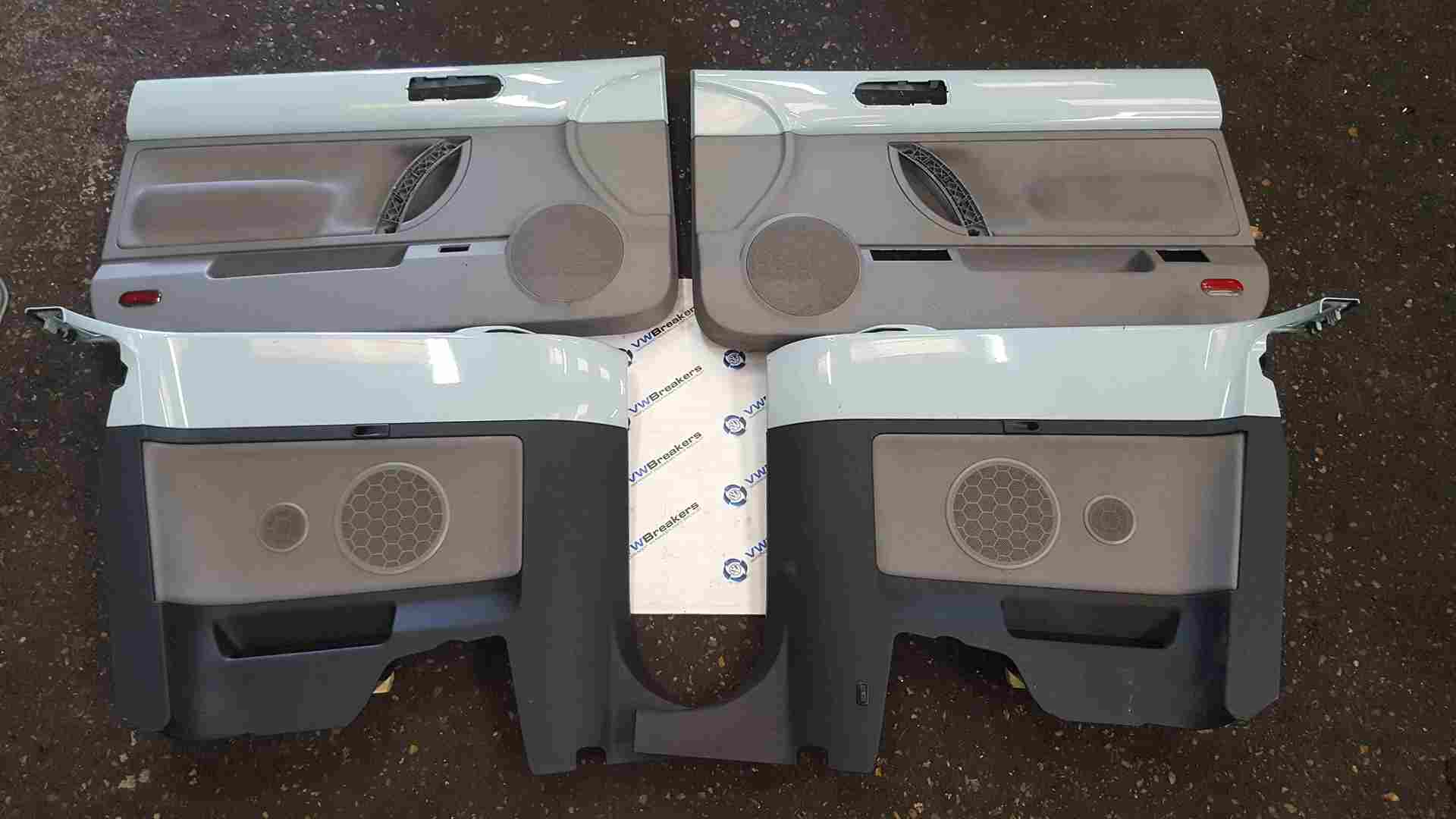 Volkswagen Beetle Convertible 2002-2006 Door Cards Set Blue LB5B Colour Code