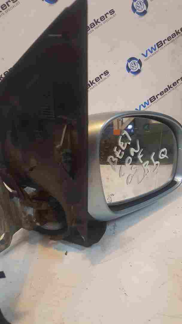 Volkswagen Beetle Convertible 2002-2006 Drivers Os Wing Mirror Blue Lb5q