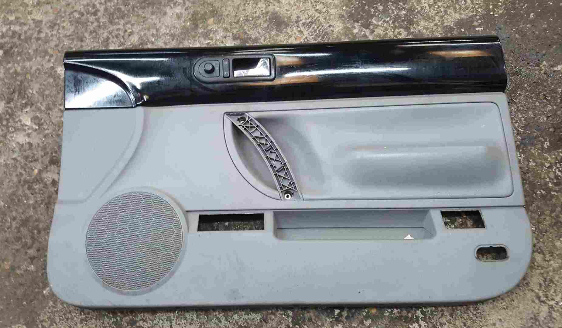 Volkswagen Beetle Convertible 2002-2006 Drivers OSF Front Door Card Black