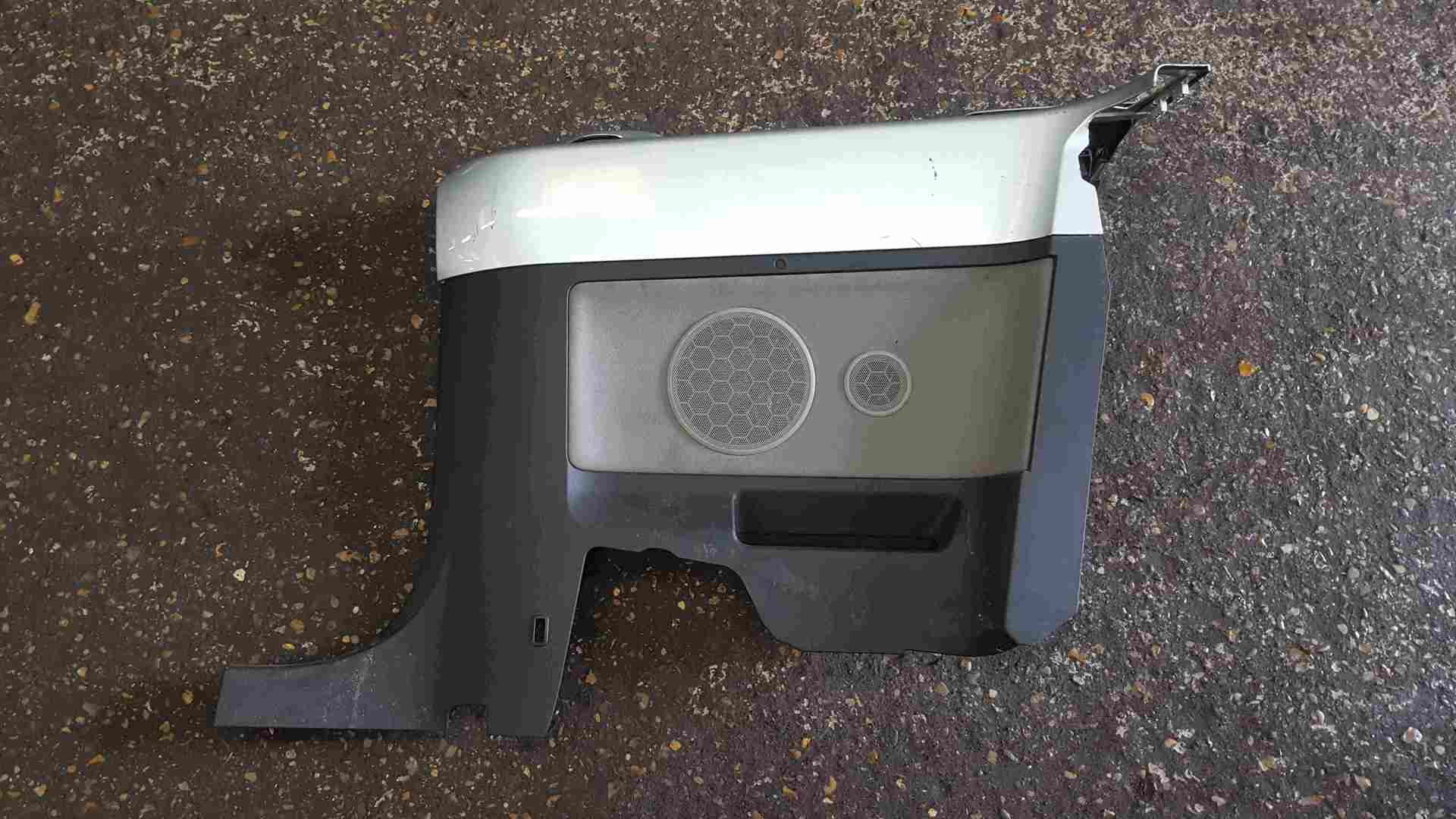 Volkswagen Beetle Convertible 2002-2006 Drivers OSR Rear Door Card Silver