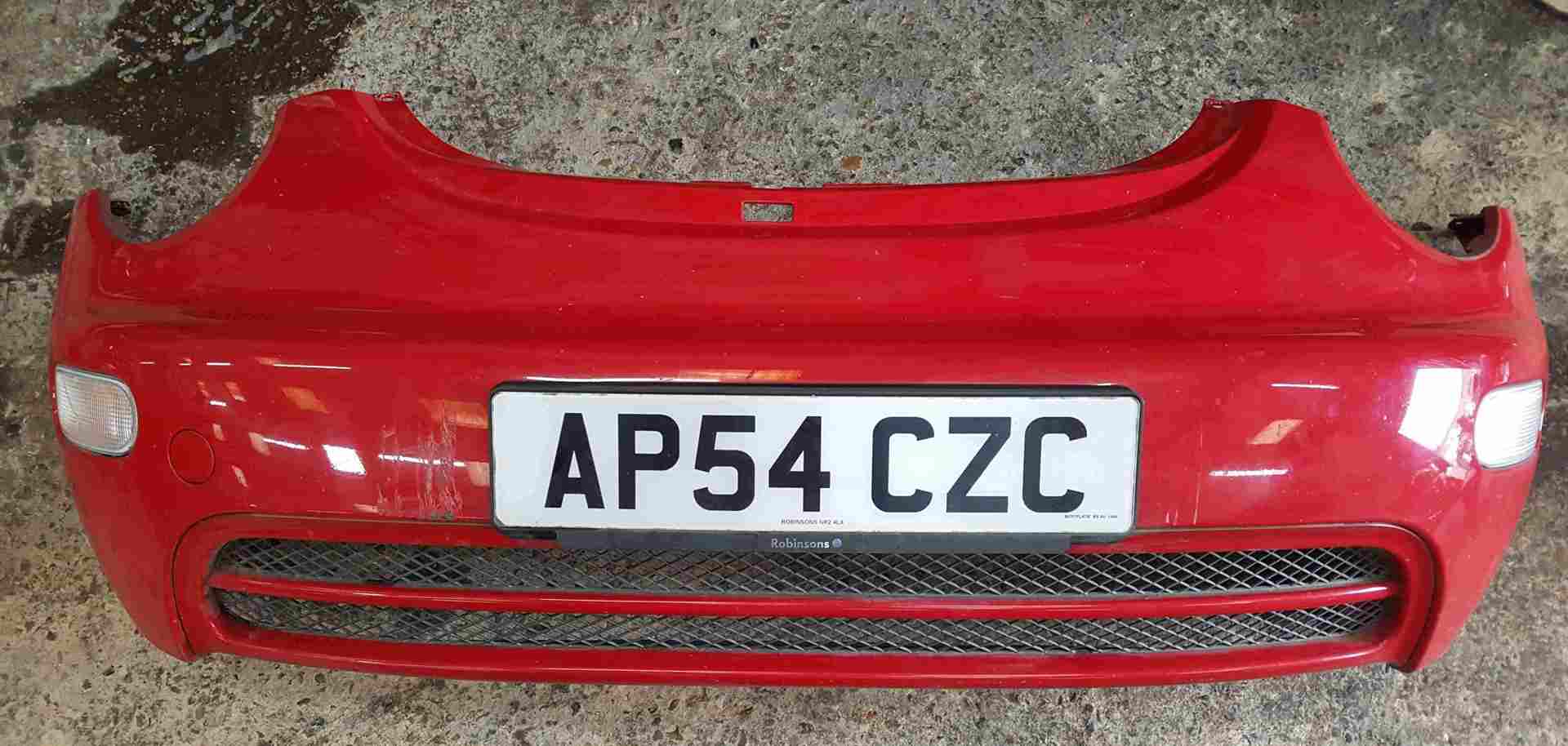 Volkswagen Beetle Convertible 2002-2006 Front Bumper Red LY3D