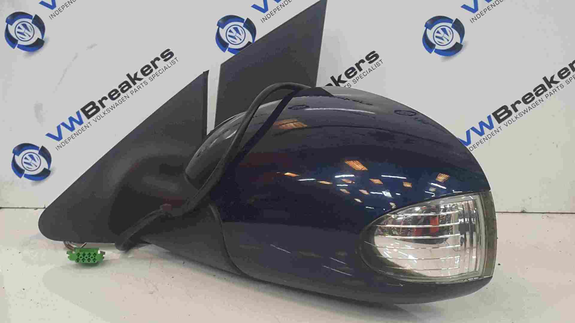 Volkswagen Beetle Convertible 2002-2006 Passenger NS Wing Mirror Blue LG5V