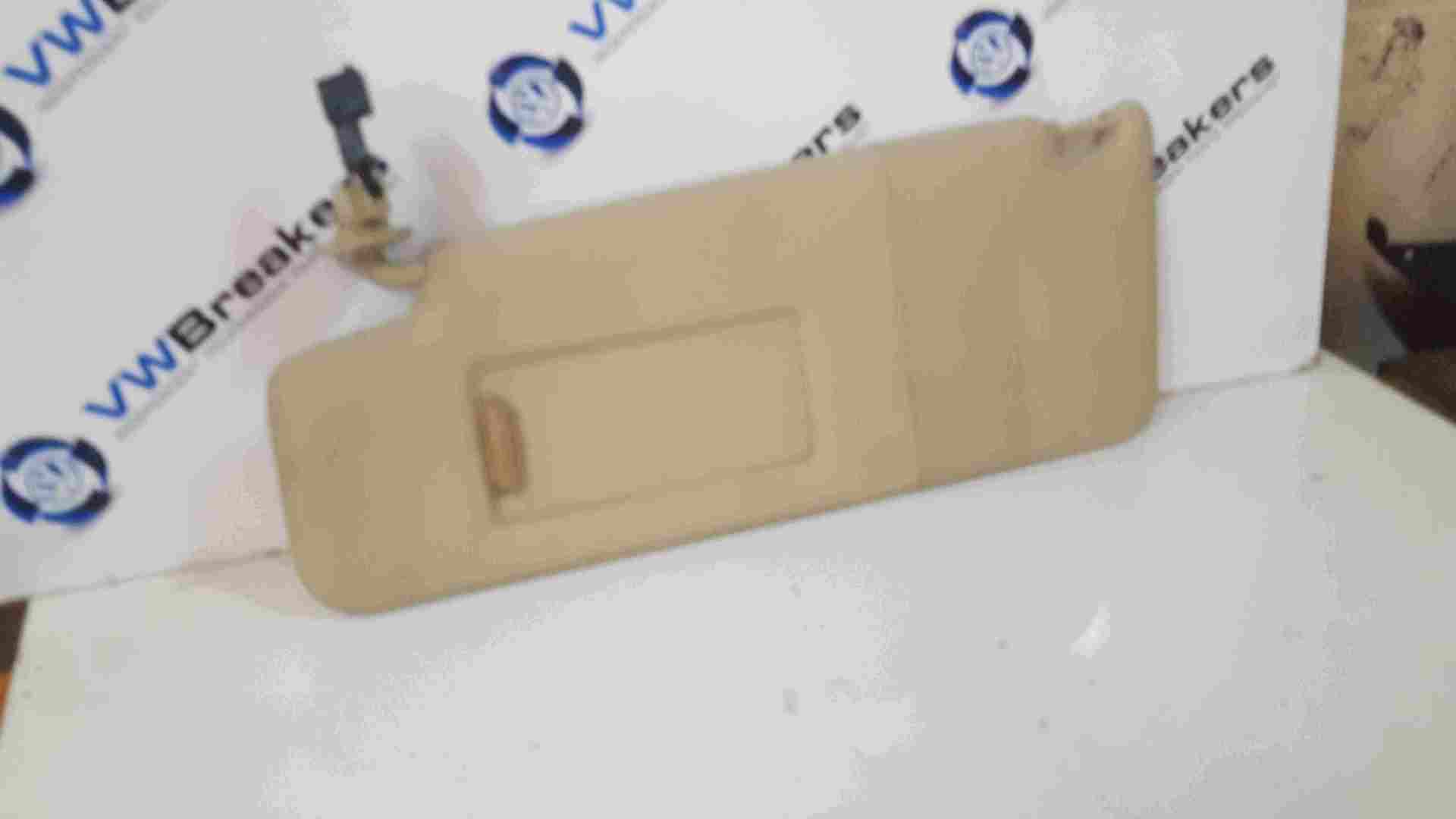 Volkswagen Beetle Convertible 2002-2011 Passenger NSF Front Sun Visor Beige