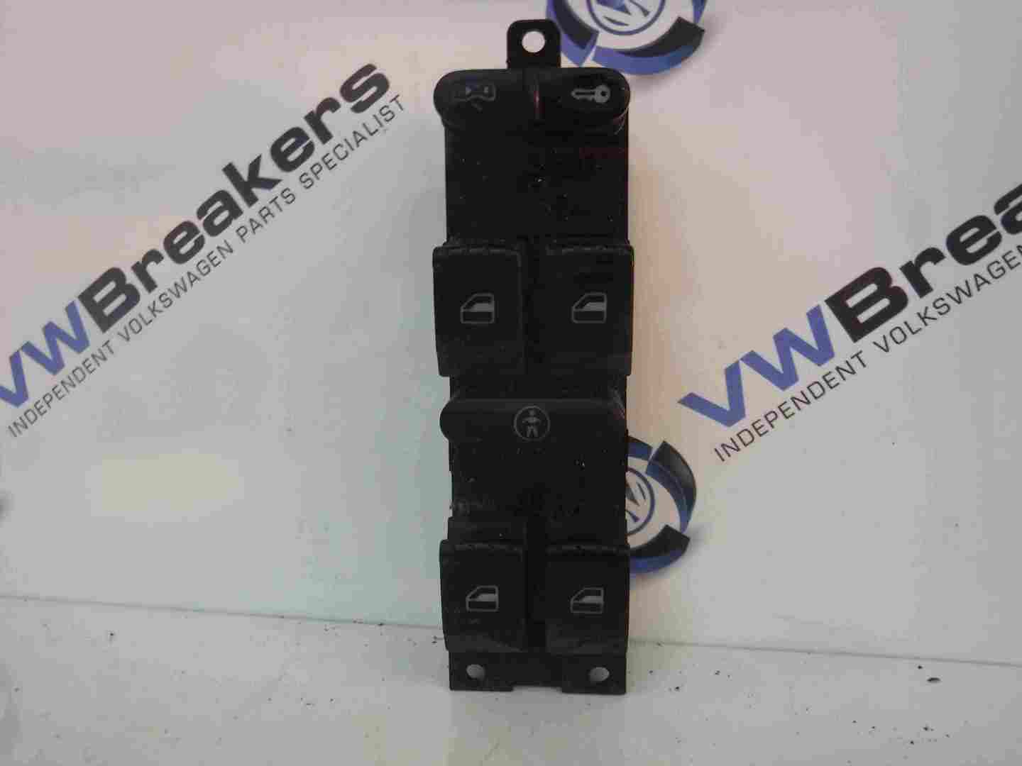 Volkswagen Bora 1998-2005 Drivers OSF Front Window Switch Panel 1J4959857