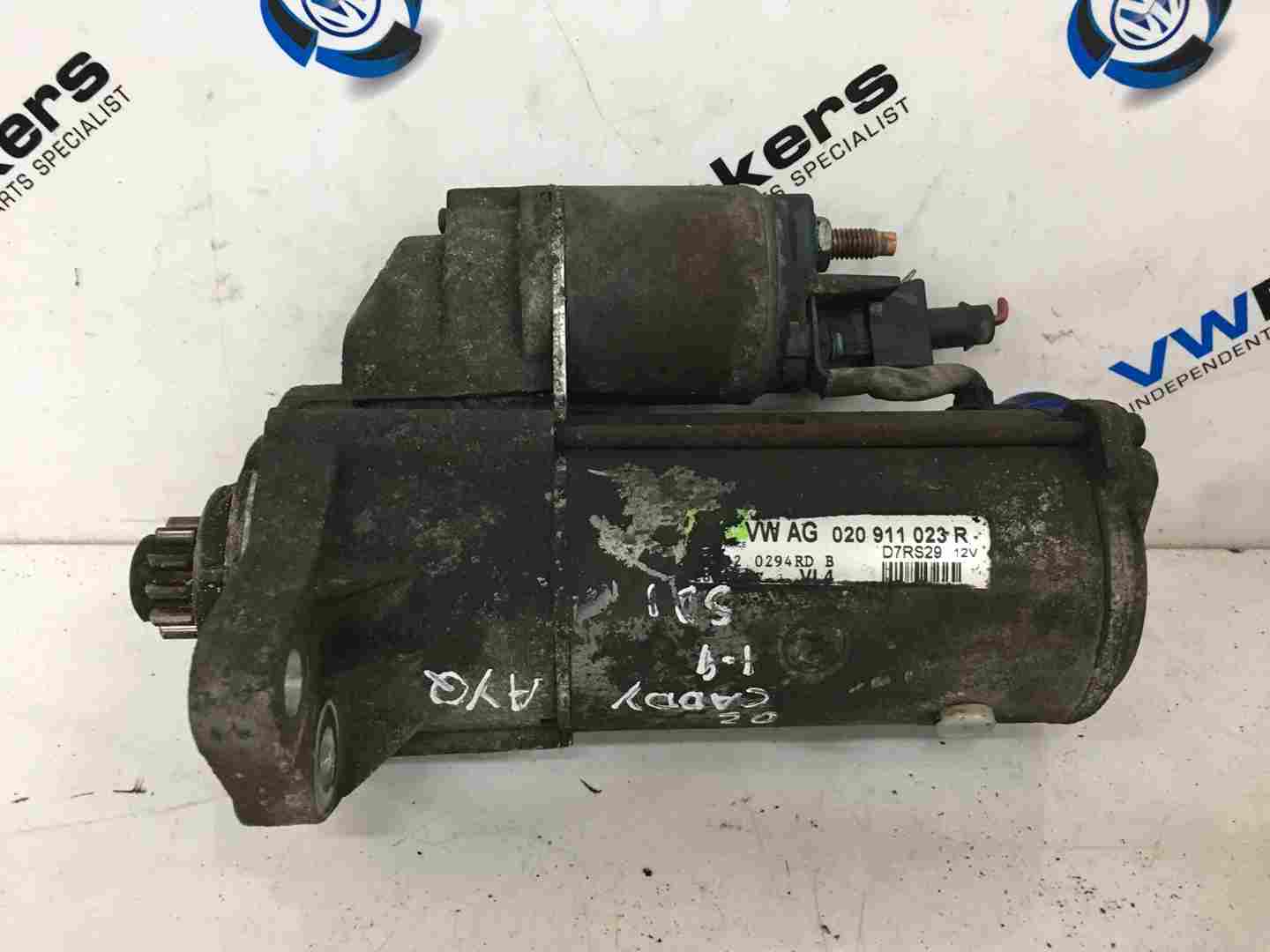 Volkswagen Caddy 1996-2004 1.9 SDI Starter Motor 020911023R