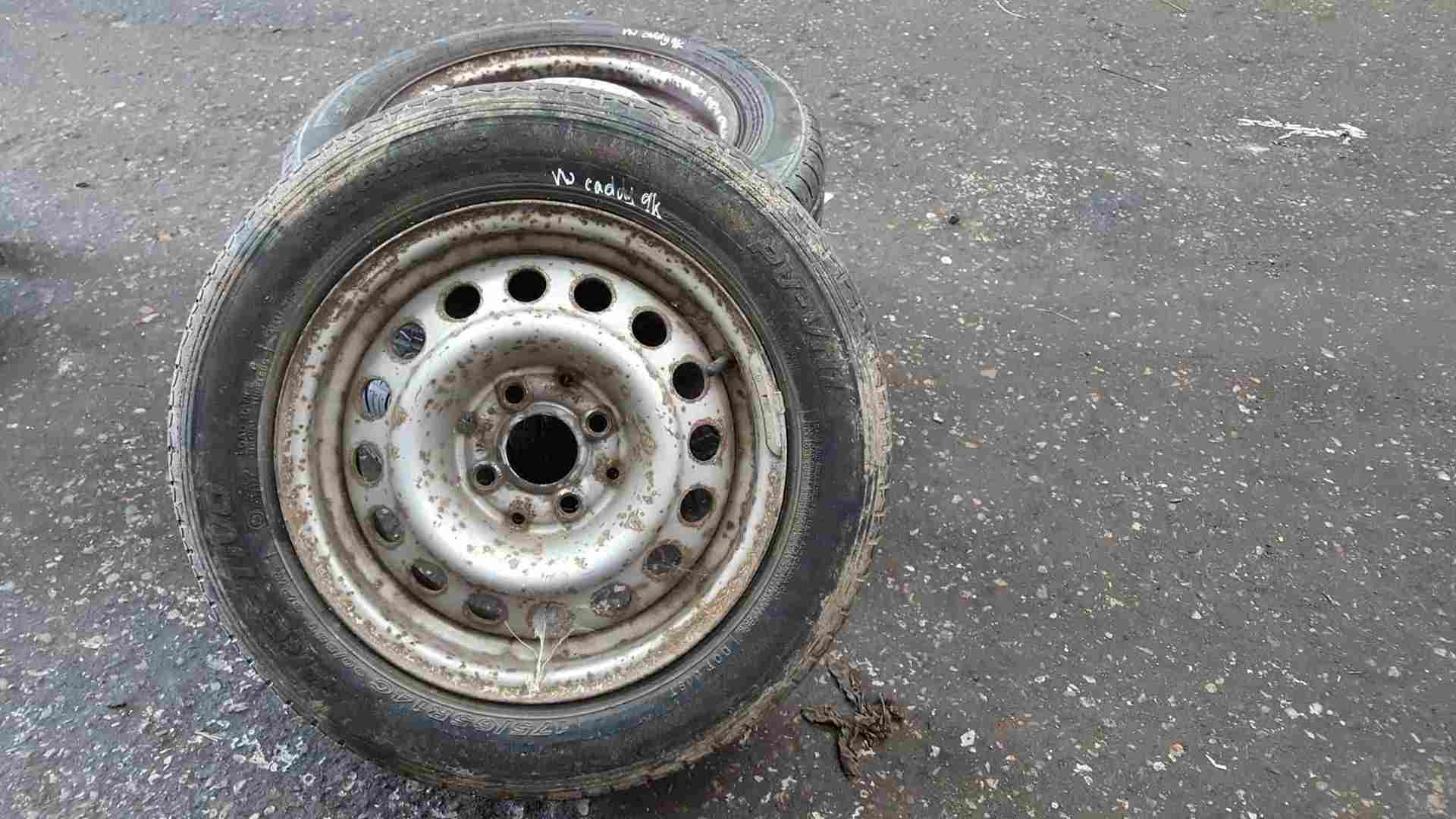 Volkswagen Caddy 1996-2004 Steel Wheel Rim + Tyre 175 65 14 6mm