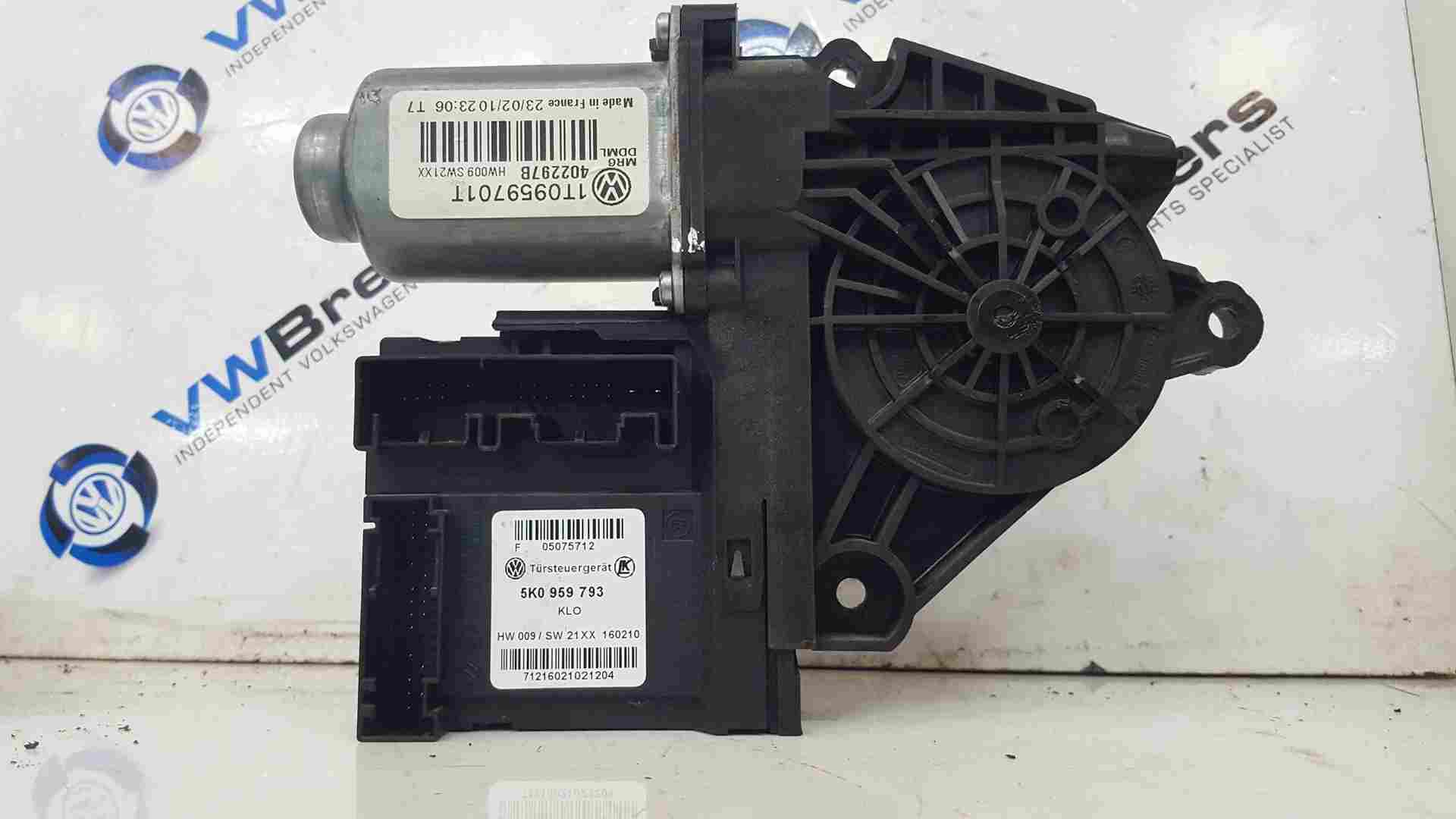 Volkswagen Caddy 20042010 Drivers Window Motor 1T0959701t 5K0959793