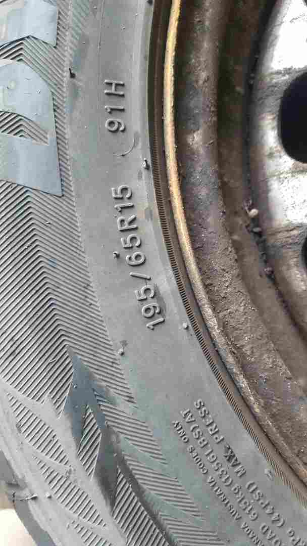 Volkswagen Caddy 2004-2014 Spare Steel Wheel + Tyre 195 65 15 6Mm 3/5 J
