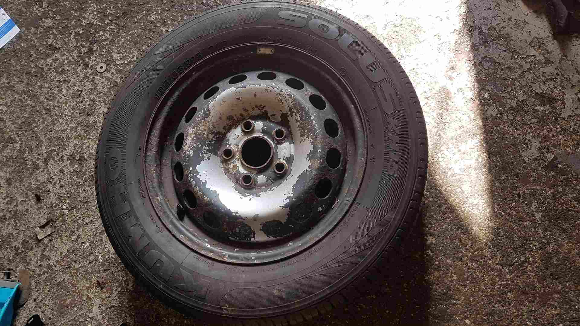 Volkswagen Caddy 2004-2015 Spare Steel Wheel + Tyre 195 65 15 6Mm 3/5 