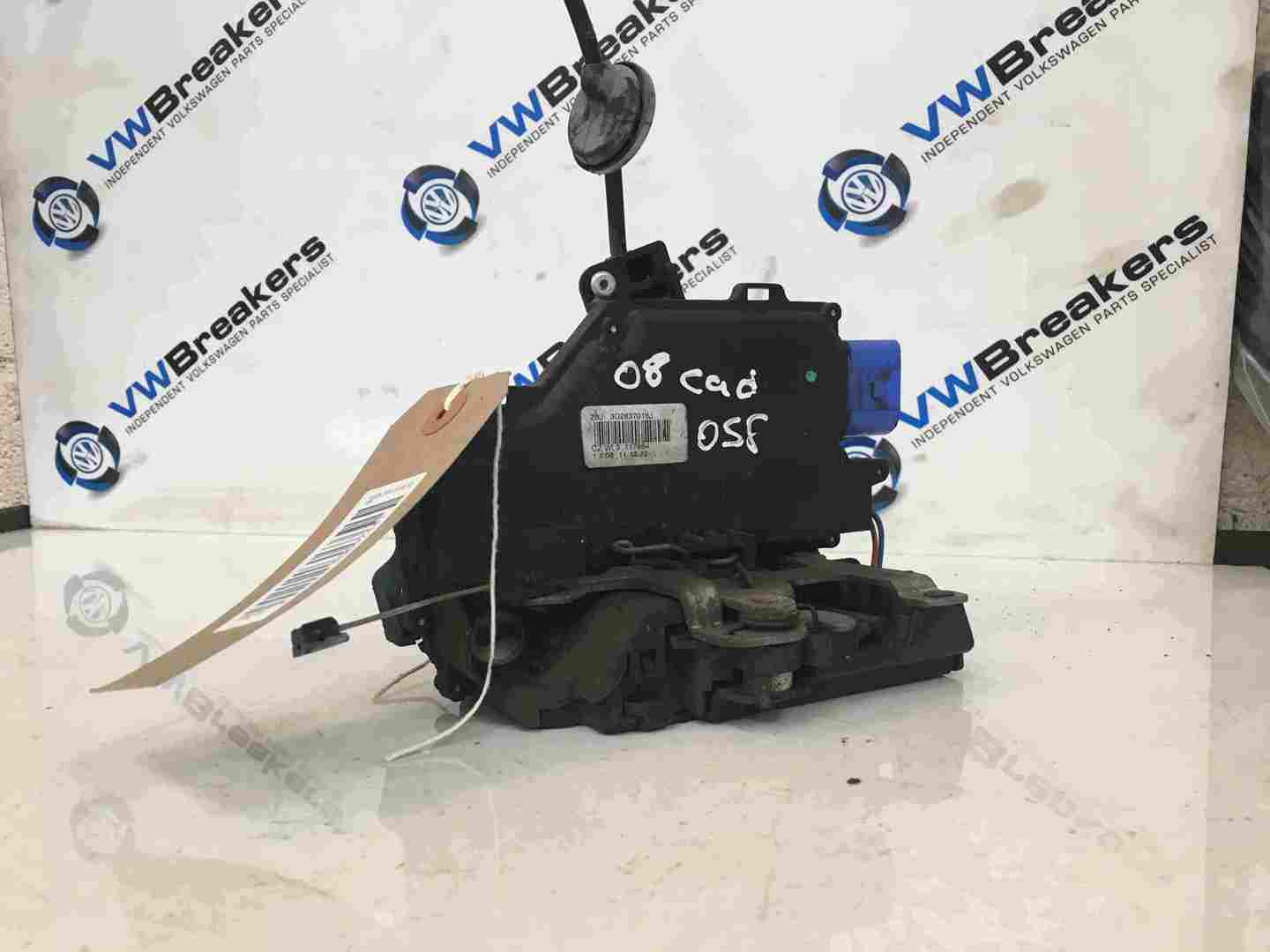 Volkswagen Caddy 2010-2015 Drivers OSF Front Door Lock Mechanism 3D2837016AB