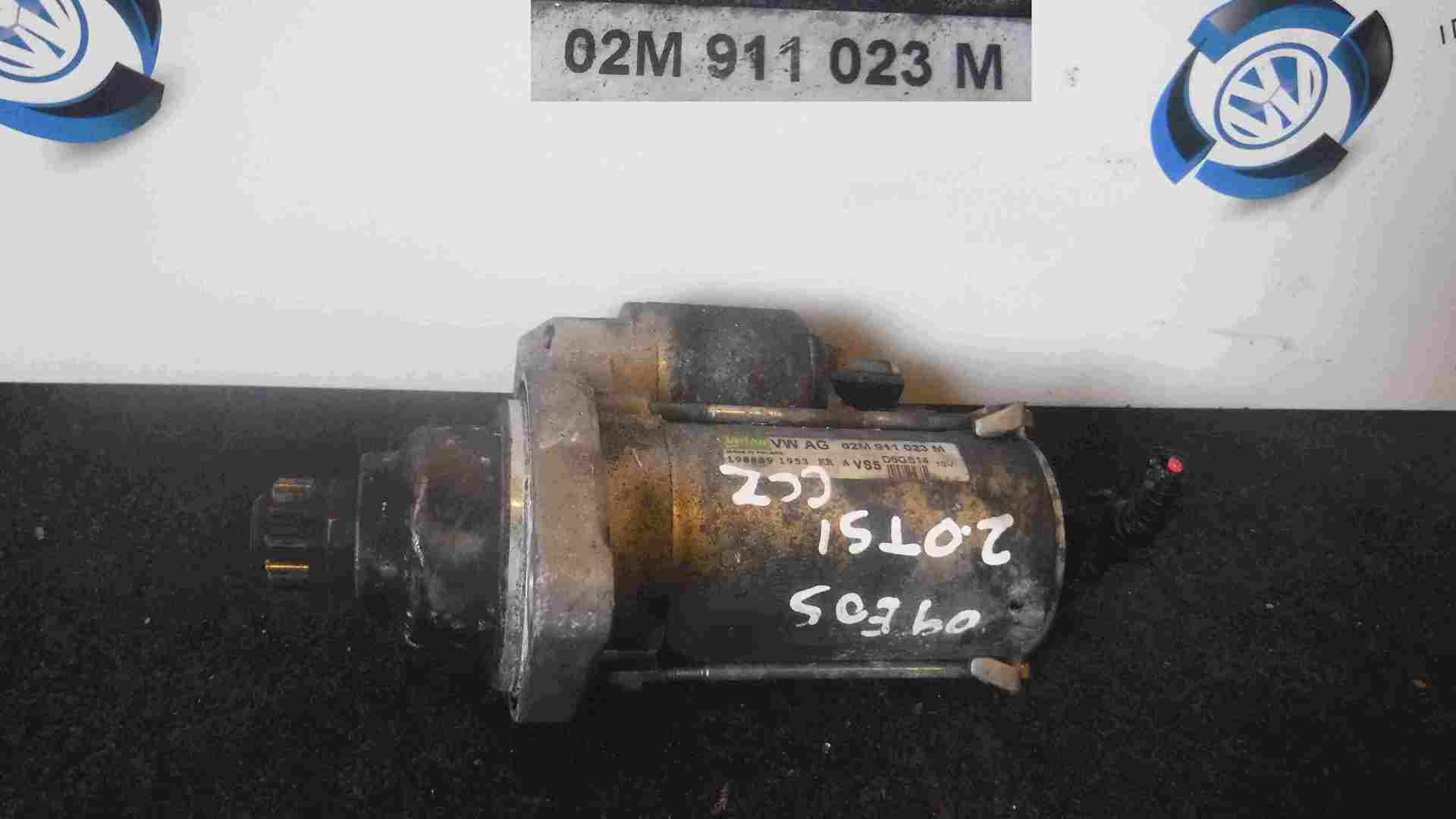 Volkswagen EOS 2005-2016 2.0 TFSI TSI TDI Starter Motor Starting 02M911023M