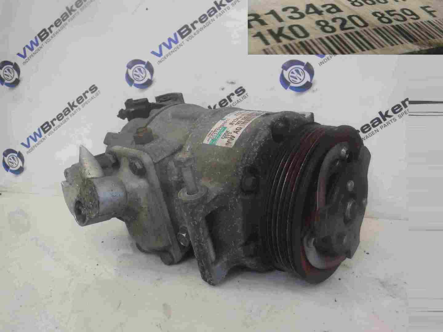 Volkswagen EOS 2005-2016 2.0 TDi Aircon Pump Compressor Unit 1K0820859F