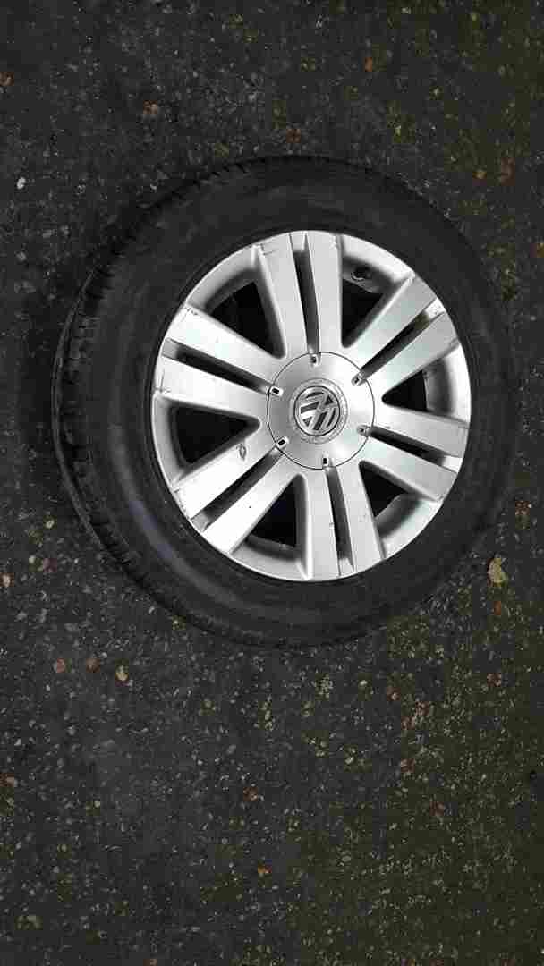 Volkswagen EOS 2005-2016 Alloy Wheel 16inch + Tyre 215 55 16 6mm 3/5 3C0601025AF