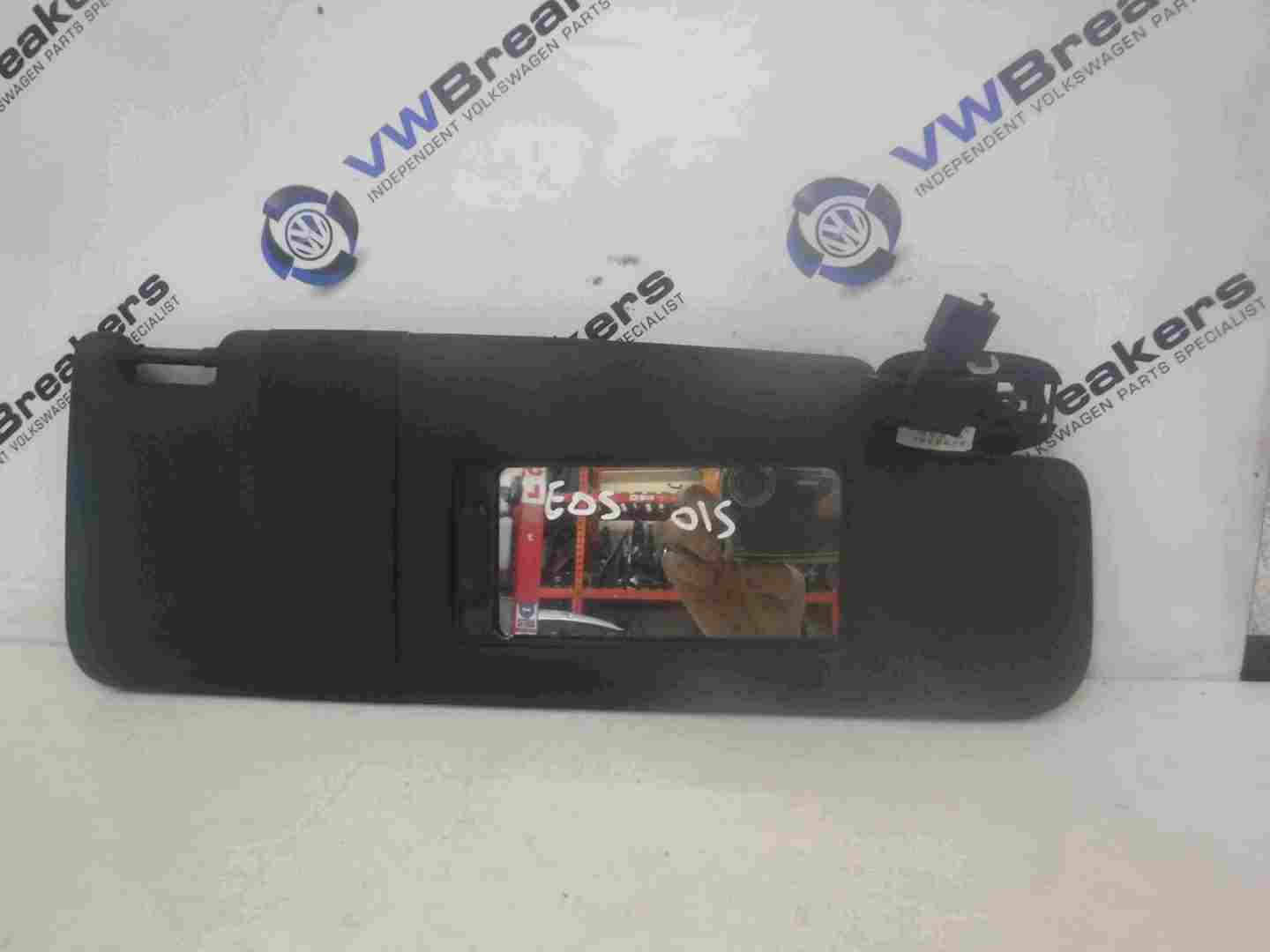 Volkswagen EOS 2005-2016 Drivers OS Sun Visor 1Q0857552