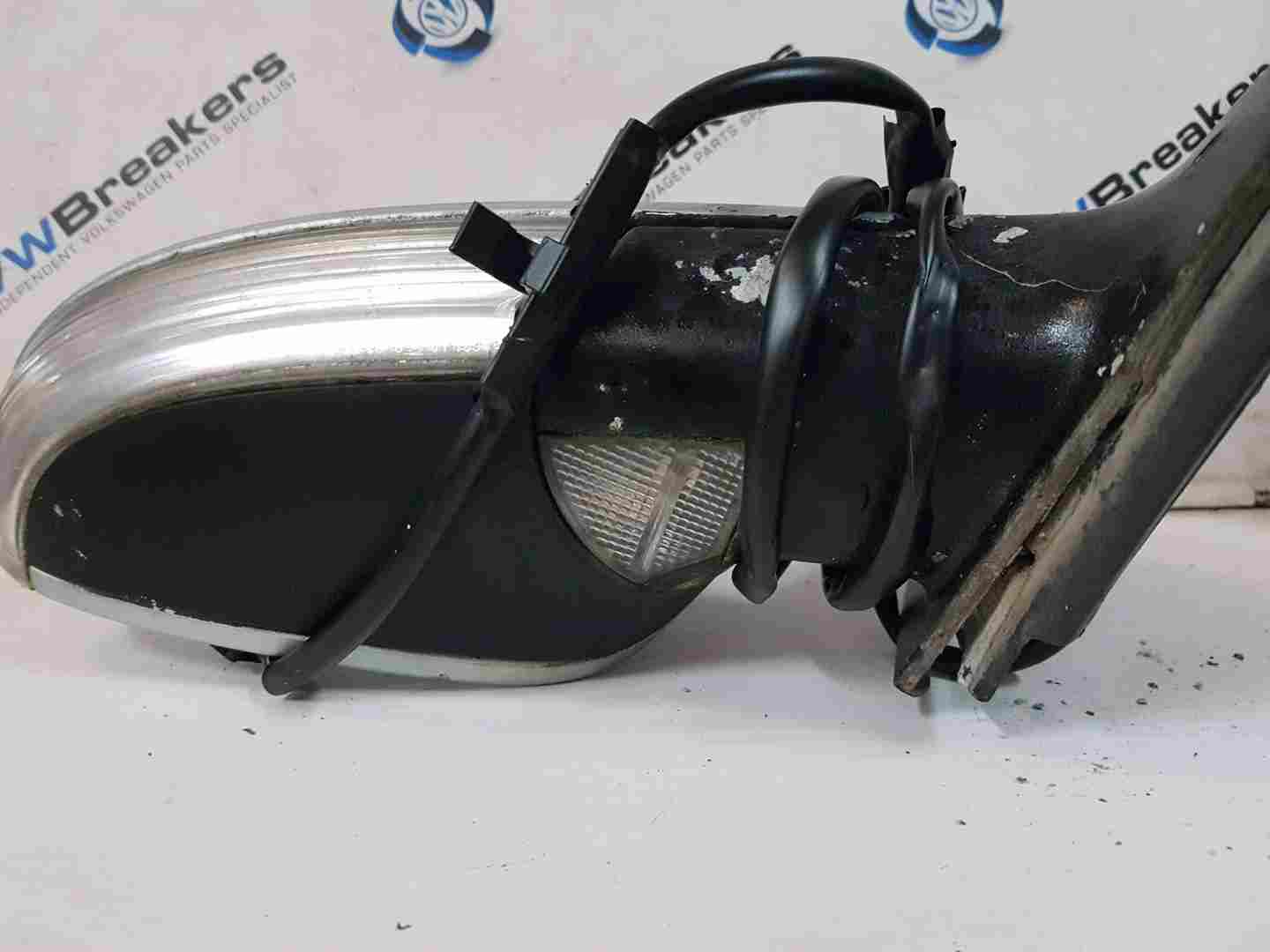 Volkswagen EOS 2005-2016 Drivers Os Wing Mirror Silver Blue Lk7w Fold Puddle