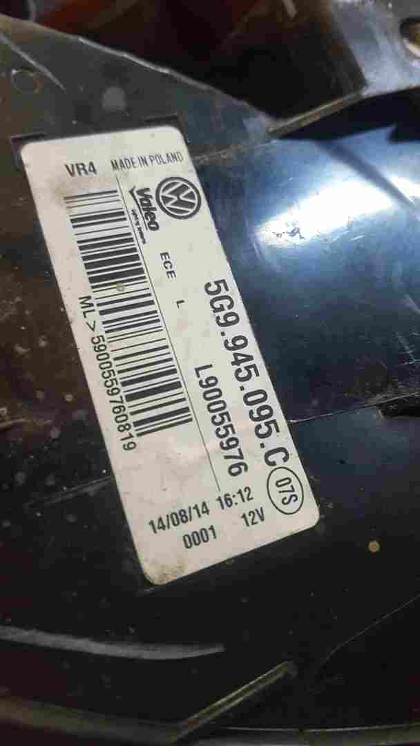 Volkswagen Golf Estate MK7 2012-2017 Passenger NSR Rear Light 5G9945095C