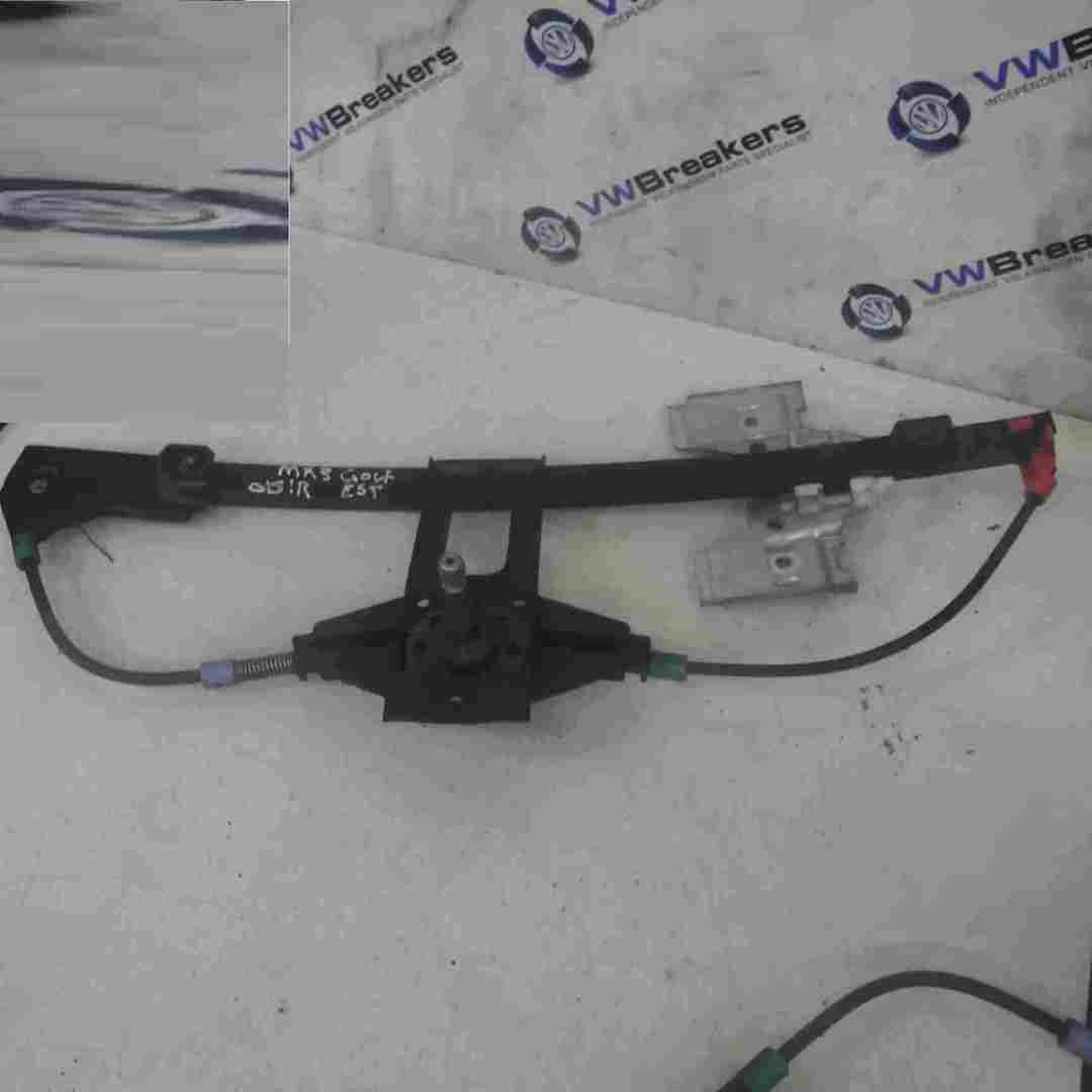 Volkswagen Golf MK3 1991-1999 Drivers OSR Rear Window Regulator