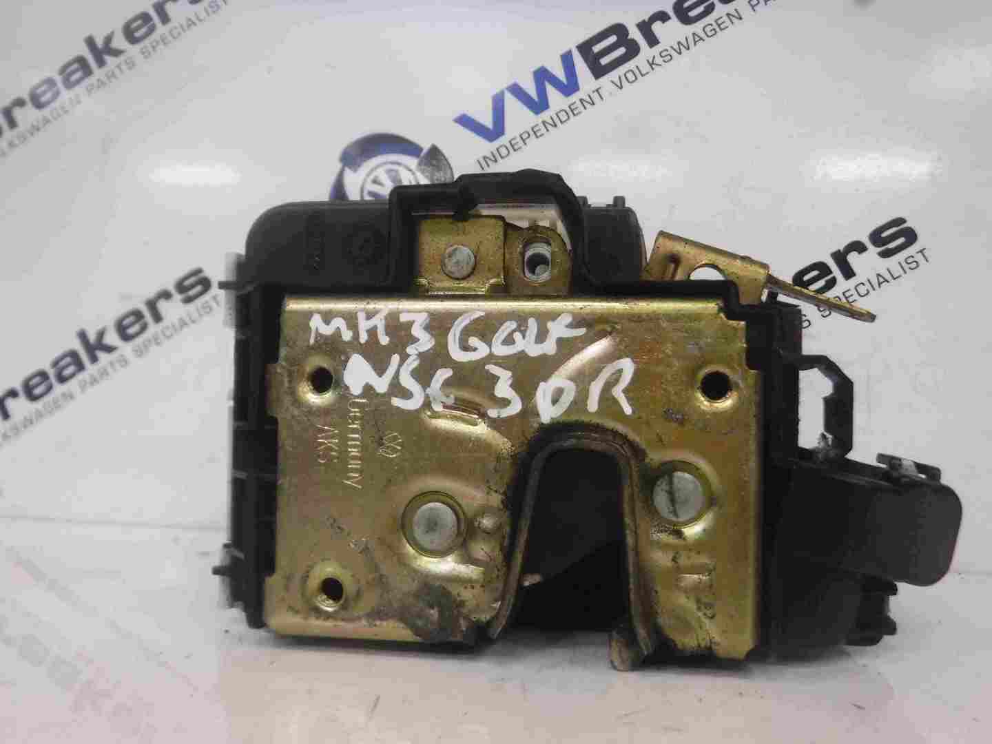 Volkswagen Golf MK3 1991-1999 Passenger NSF Front Door Lock Mechanism 3dr