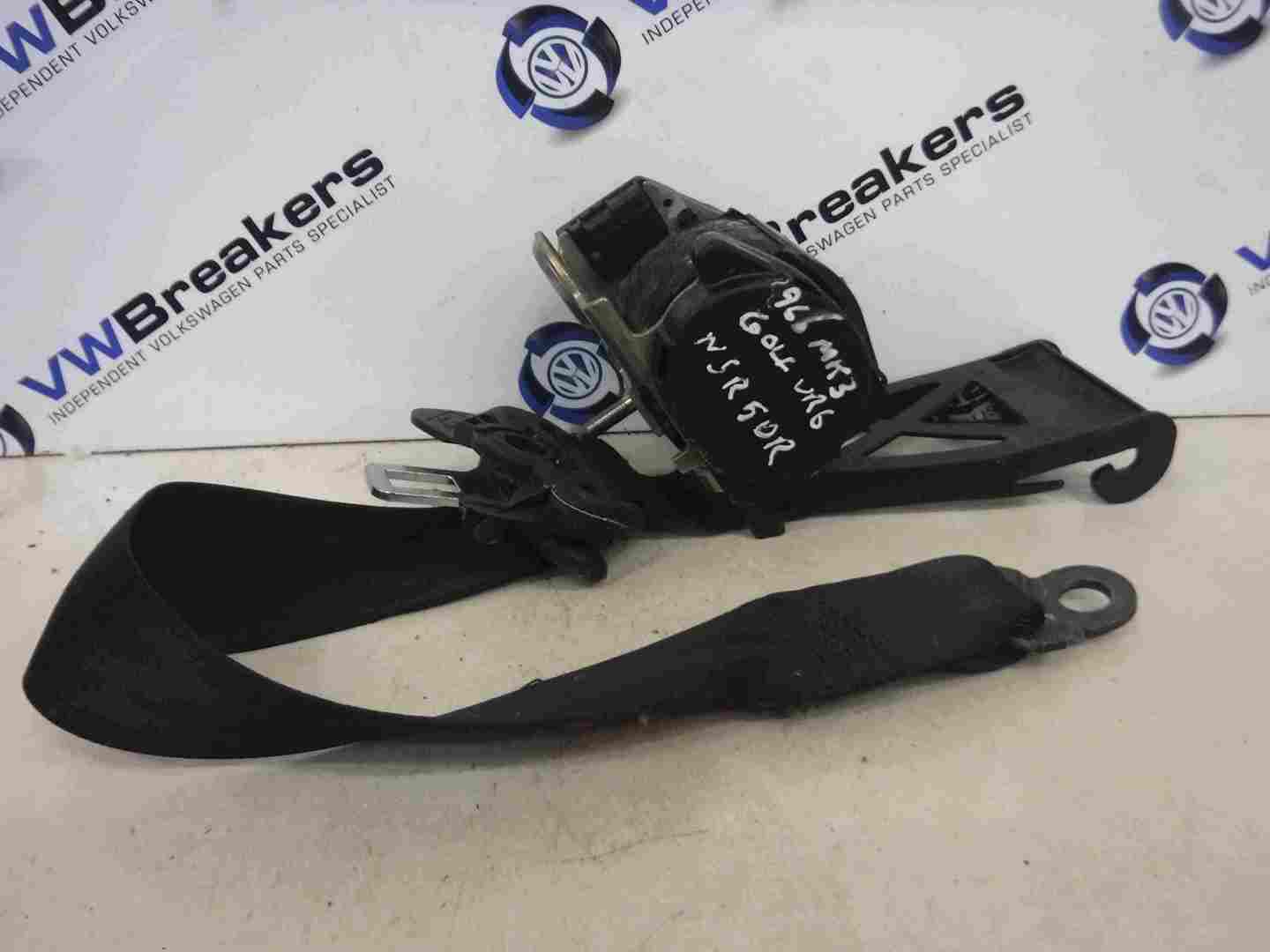Volkswagen Golf MK3 1991-1999 Passenger NSR Rear Seat Belt 5dr 3dr