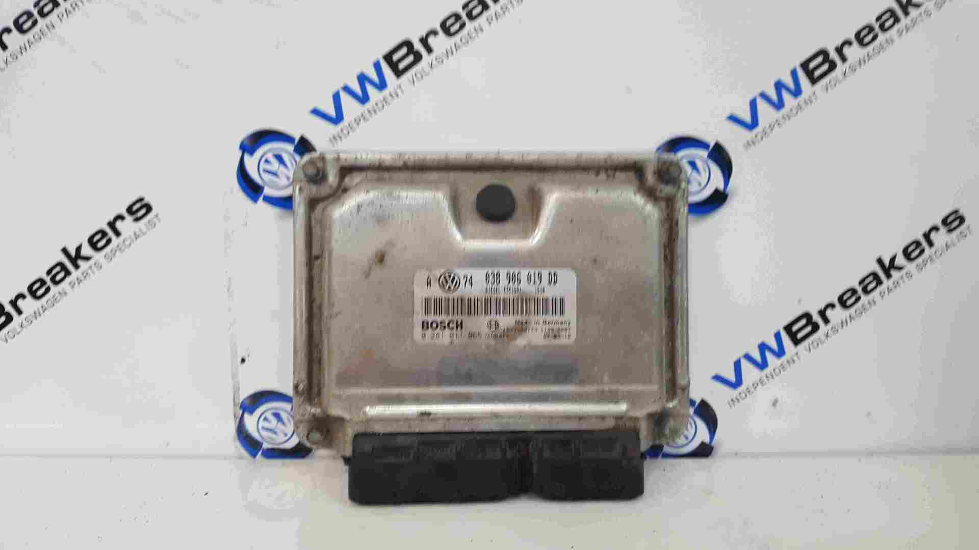 Volkswagen Golf MK4 1997-2004 1.9 TDI Engine Control ECU POPCORN MAP 038906019Dd
