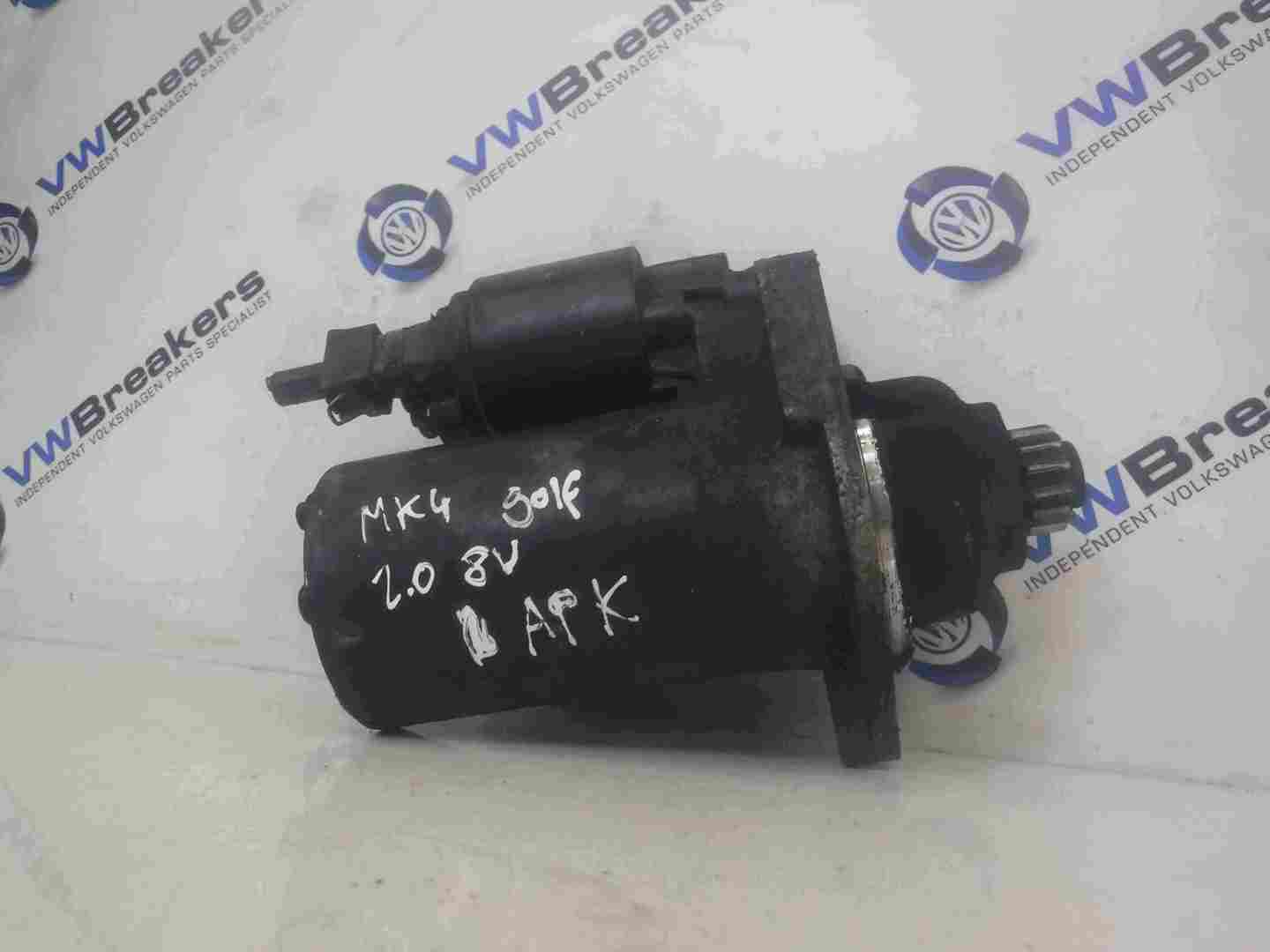 Volkswagen Golf MK4 1997-2004 2.0 8v Starter Motor Starting APK