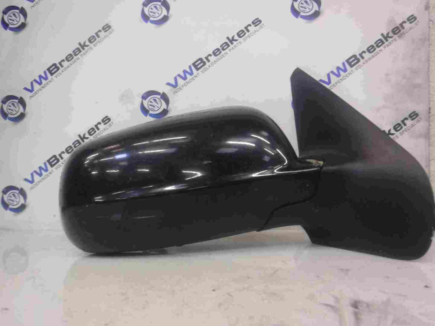Volkswagen Golf MK4 1997-2004 Drivers OS Wing Mirror Black L041 LO41